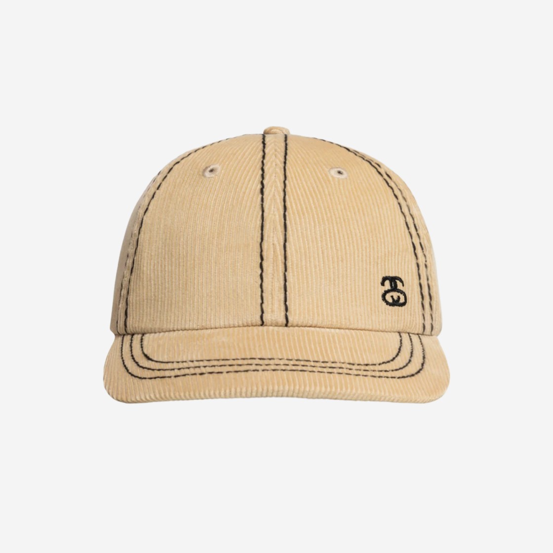 Stussy Low Profile SS-Link Stiched Strapback Cream 상세 이미지 1