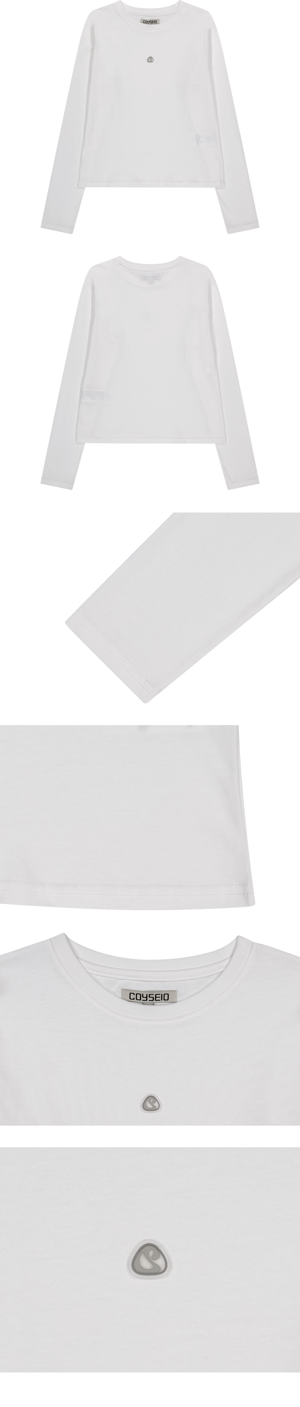 코이세이오 심볼 로고 롱슬리브 티셔츠 화이트 | COYSEIO | KREAM