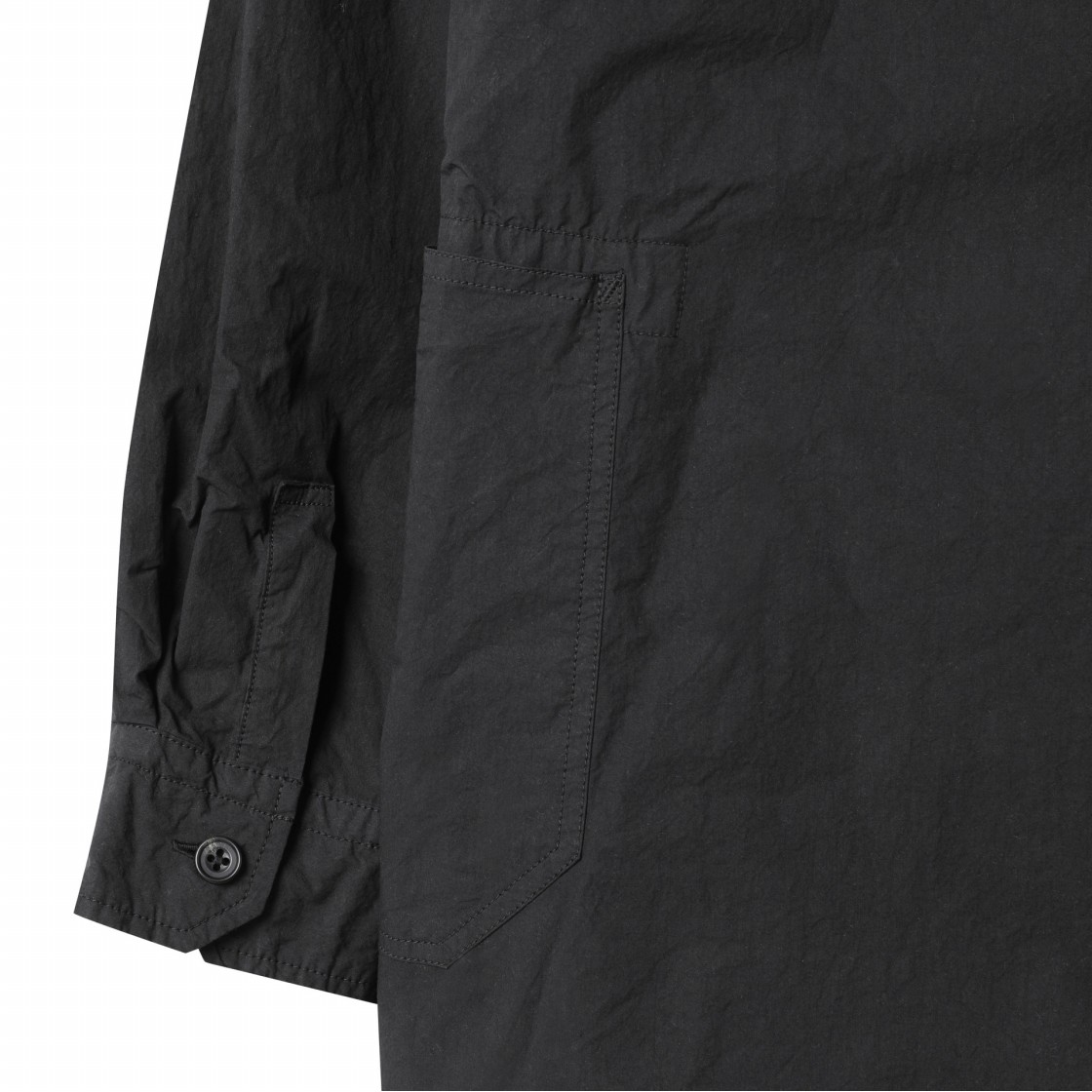 시리즈 코튼 트윌 타입웨어 셔츠 자켓  블랙(SERIES Cotton Twill Typewear Shirt Jacket Black) - 6