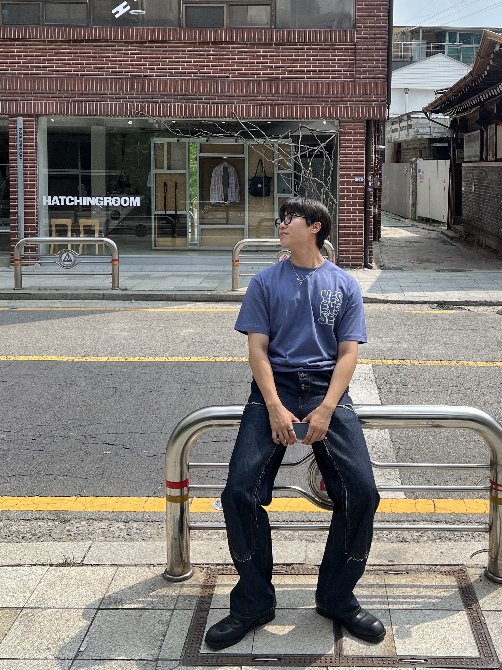 Dr. Martens 1461 Smooth Black 착용 스타일 - 4