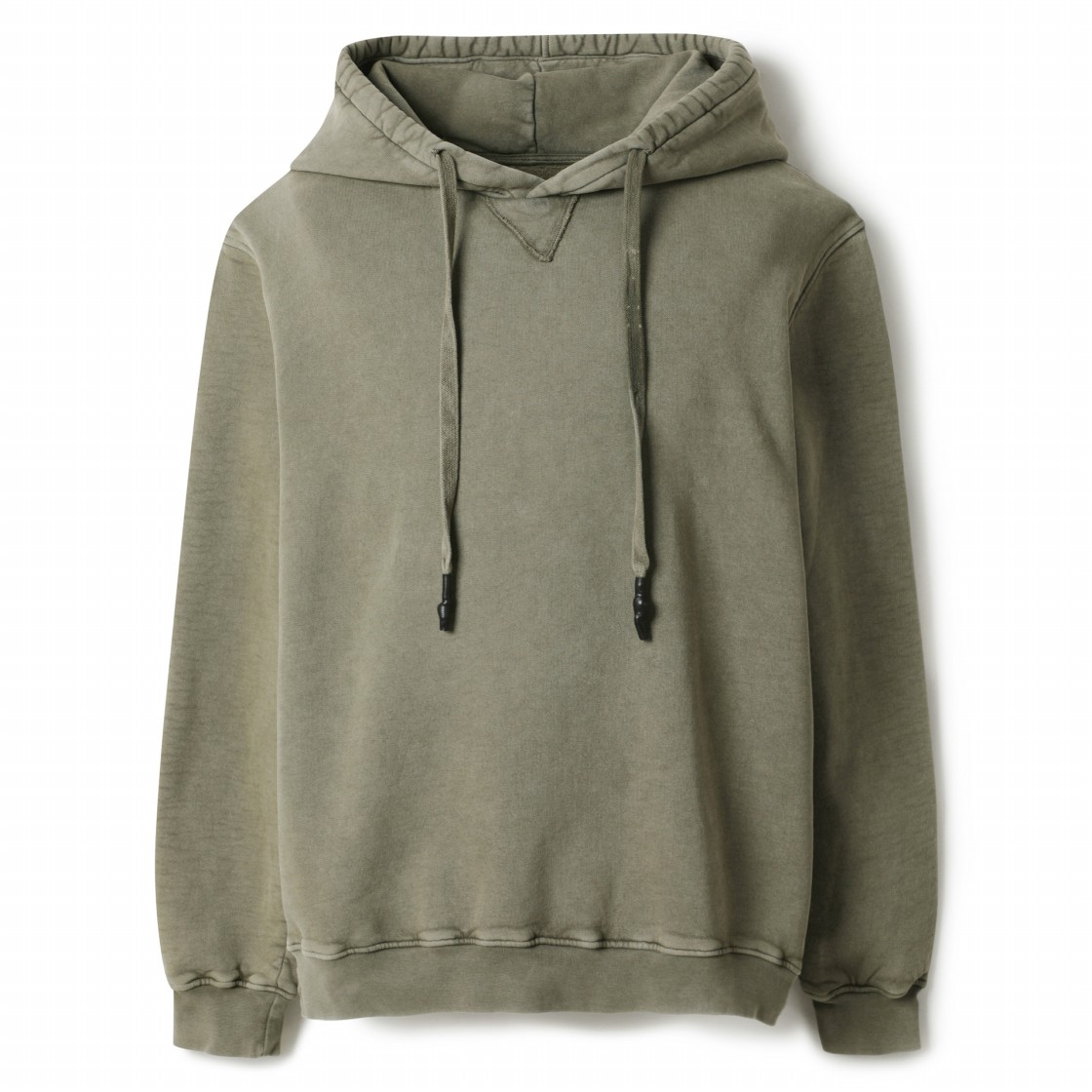 시리즈 스톤 워시 후드티셔츠 카키(SERIES Stone Wash Hooded Sweat Shirt Khaki) - 2