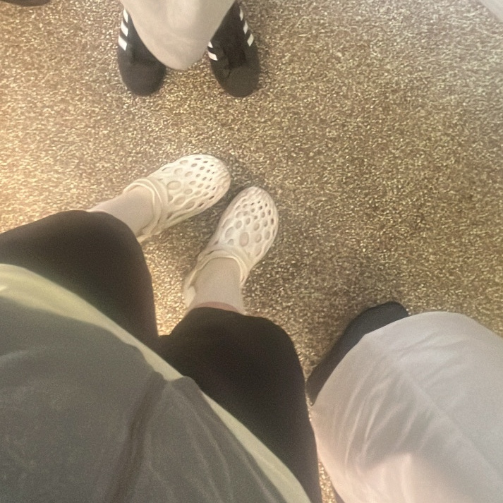 (W) Merrell Hydro Moc White 착용 스타일
