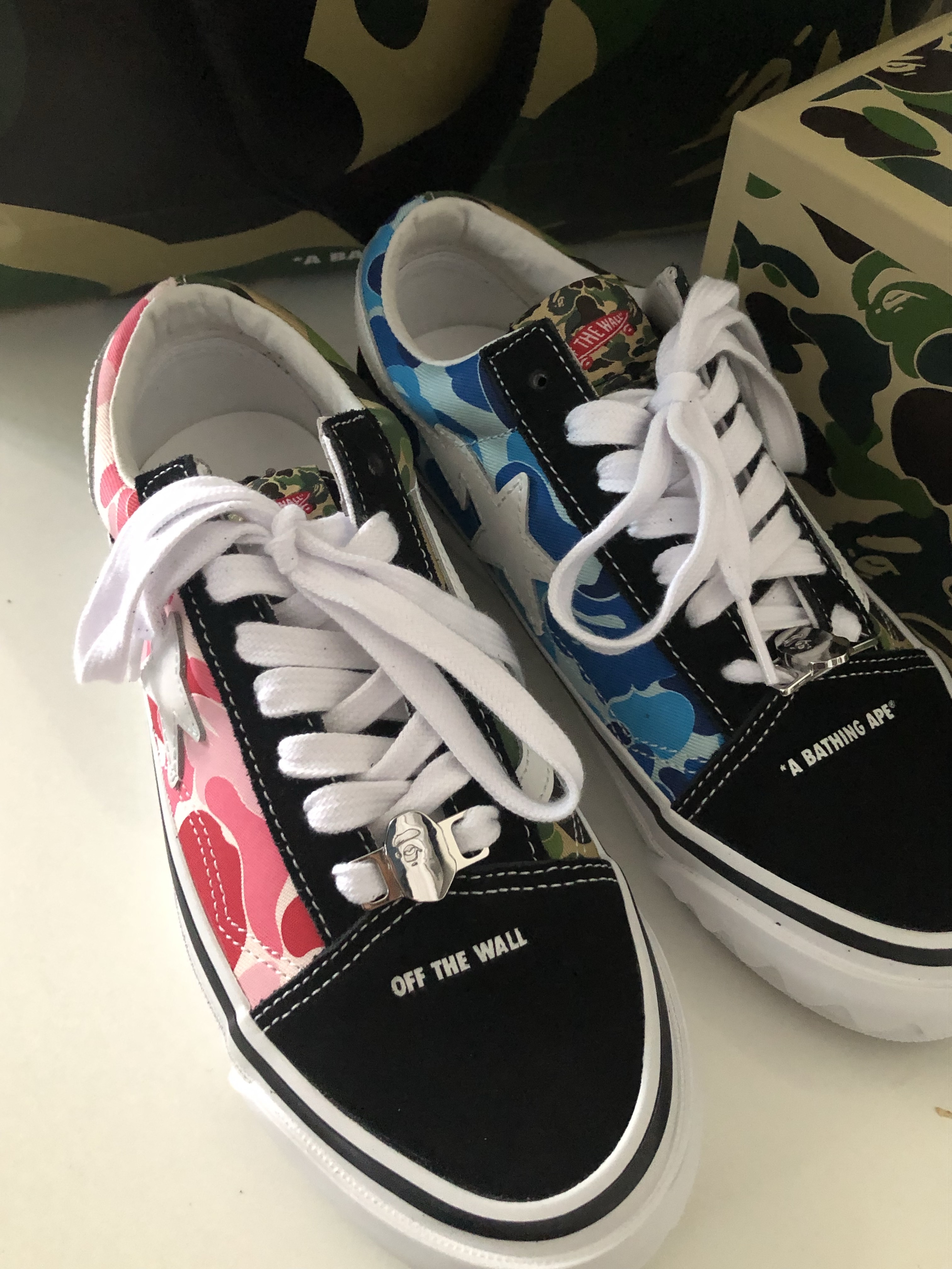 Vans x BAPE Old Skool TB LX Black 착용 스타일
