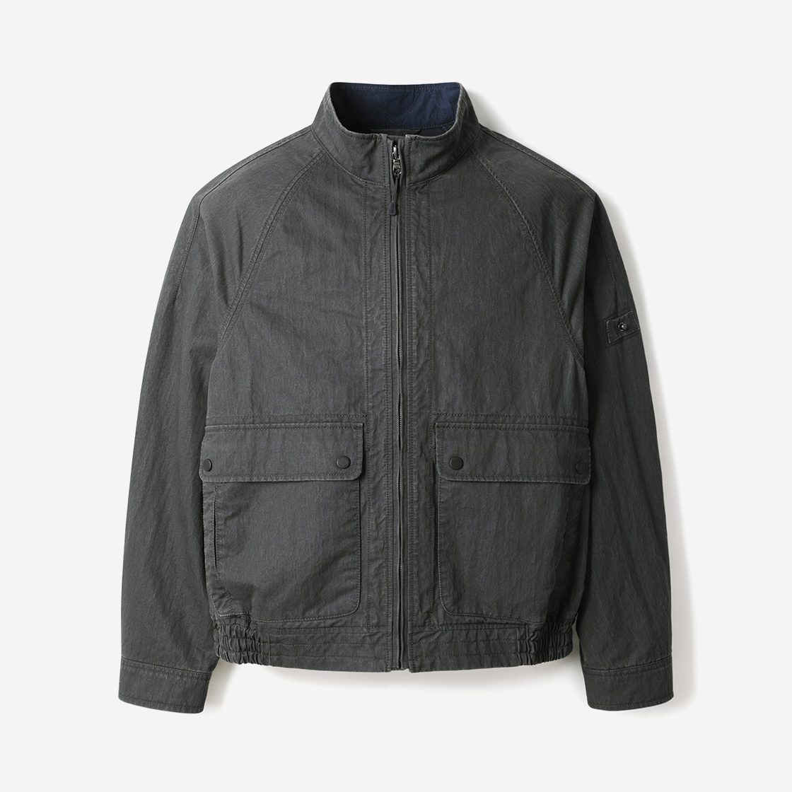 시리즈 빅 포켓 해링턴 점퍼 차콜(SERIES Big Pocket Harrington Jumper Charcoal)