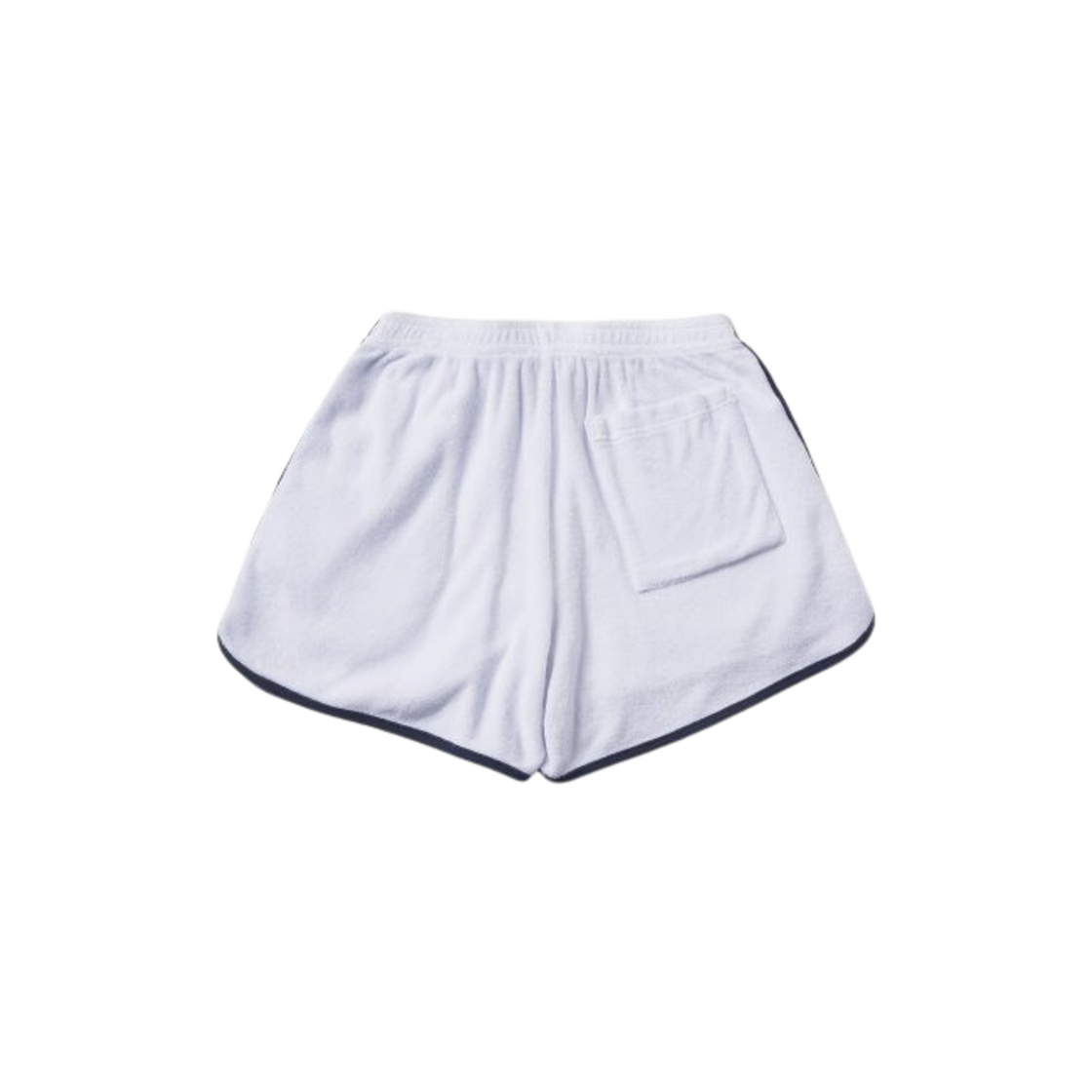 Sporty & Rich Logo Embroidered Cotton Shorts White 상세 이미지 2