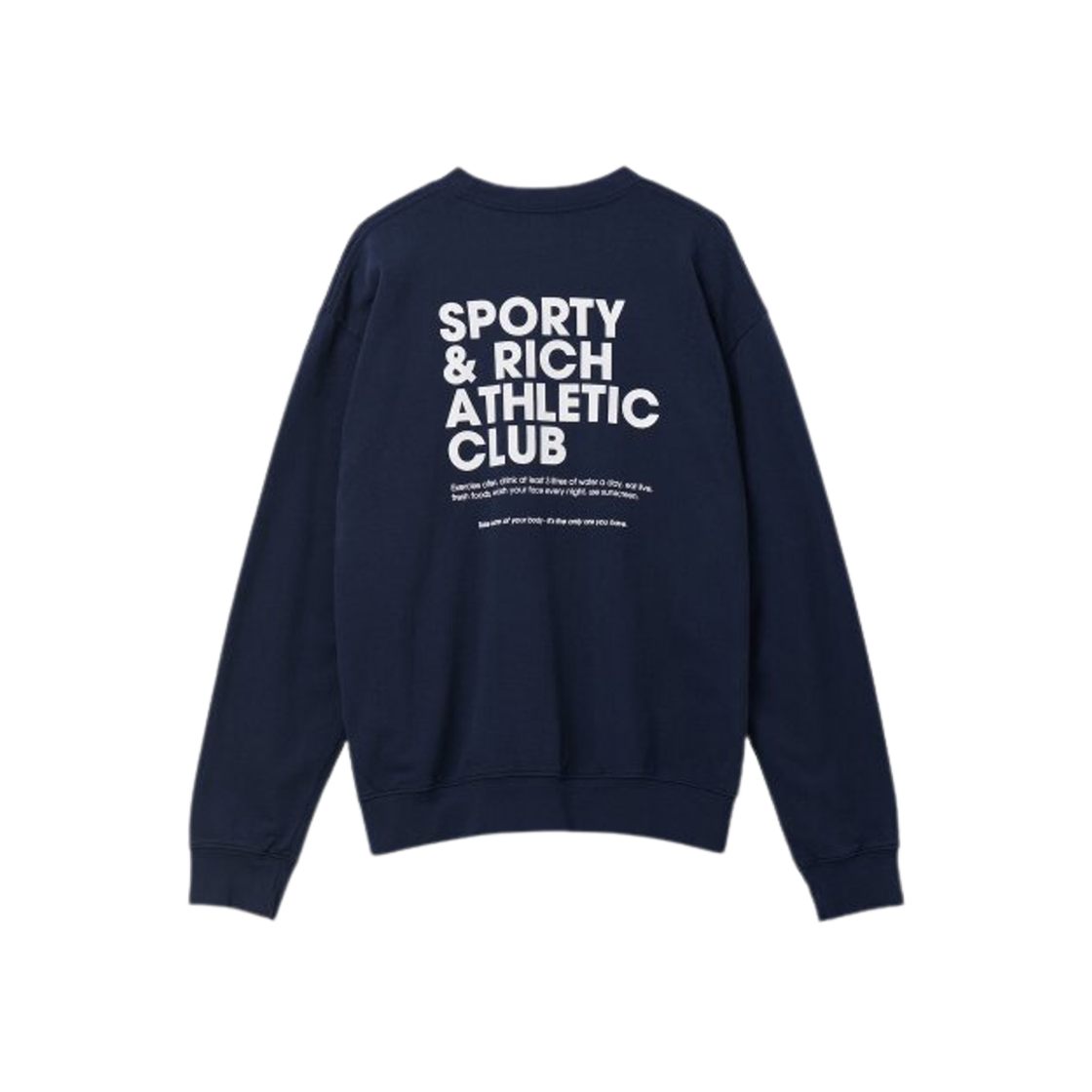 Sporty & Rich Athletic Sweatshirt Navy 상세 이미지 1