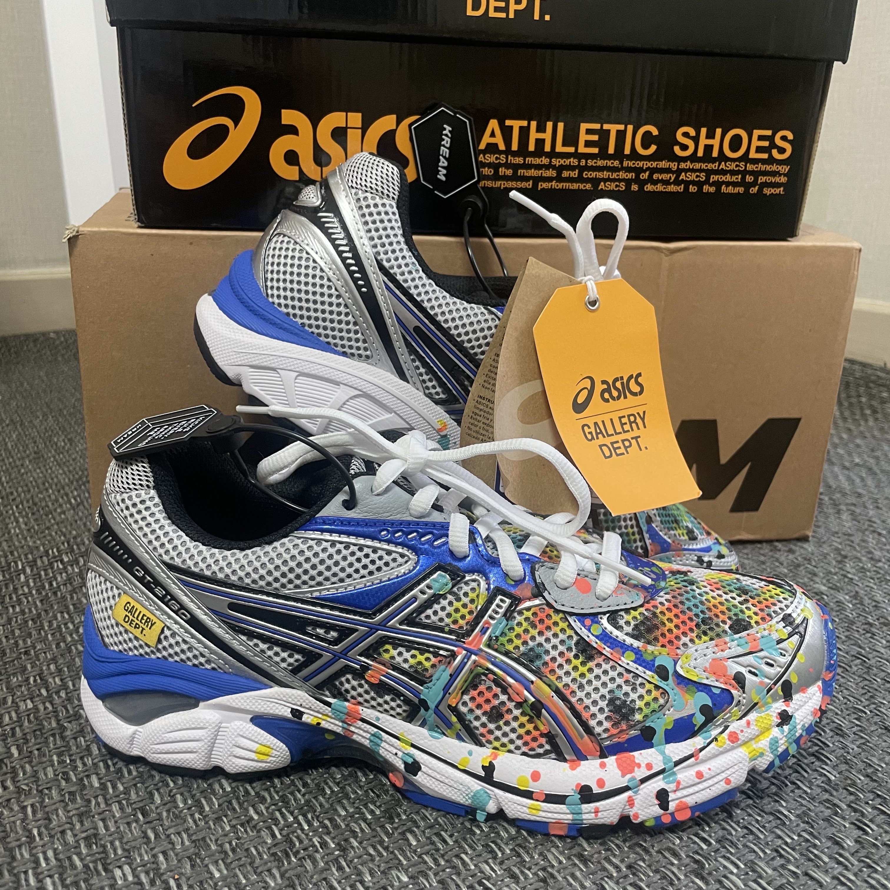 Asics x Gallery Dept. GT-2160 White Pure Silver 착용 스타일 - 1