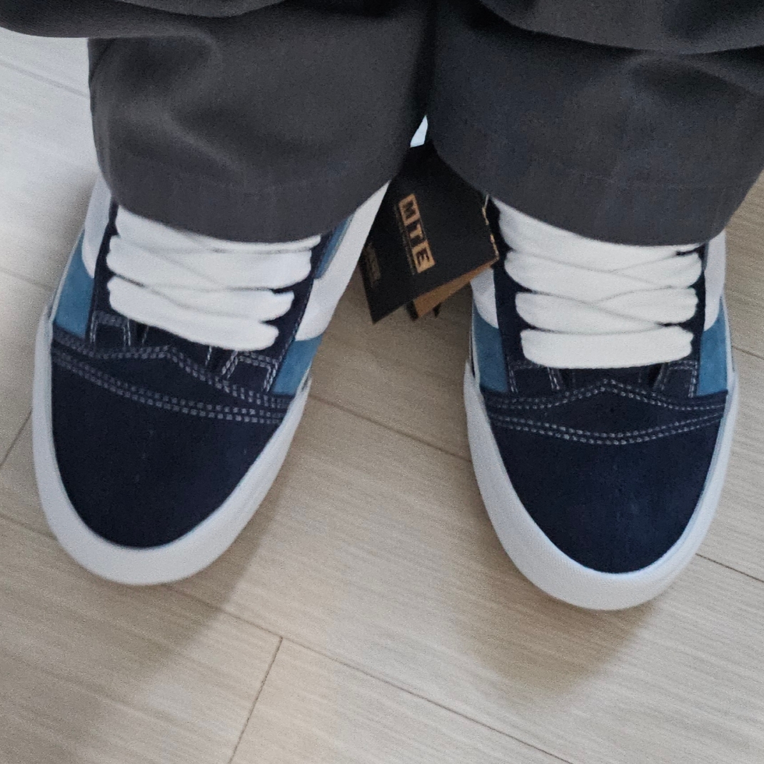 Vans Vault x Imran Potato Knu-Skool MTE-1 LX Navy 착용 스타일 - 2