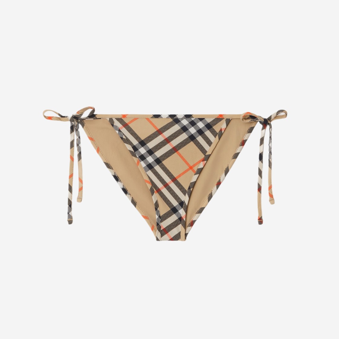 (W) Burberry Check Bikini Briefs Sand 상세 이미지 1