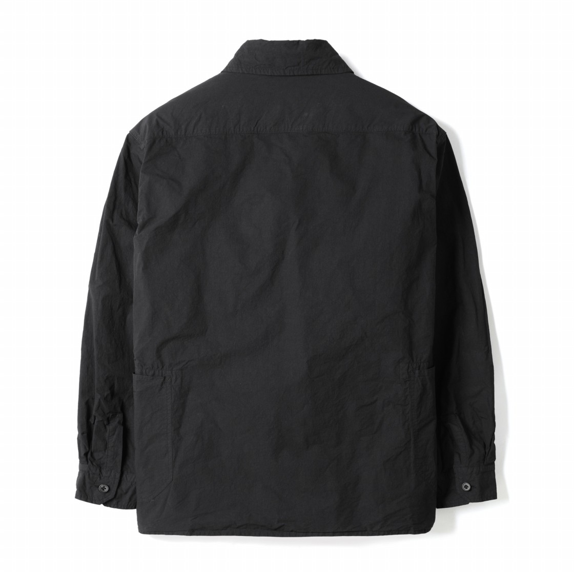 시리즈 코튼 트윌 타입웨어 셔츠 자켓  블랙(SERIES Cotton Twill Typewear Shirt Jacket Black) - 3