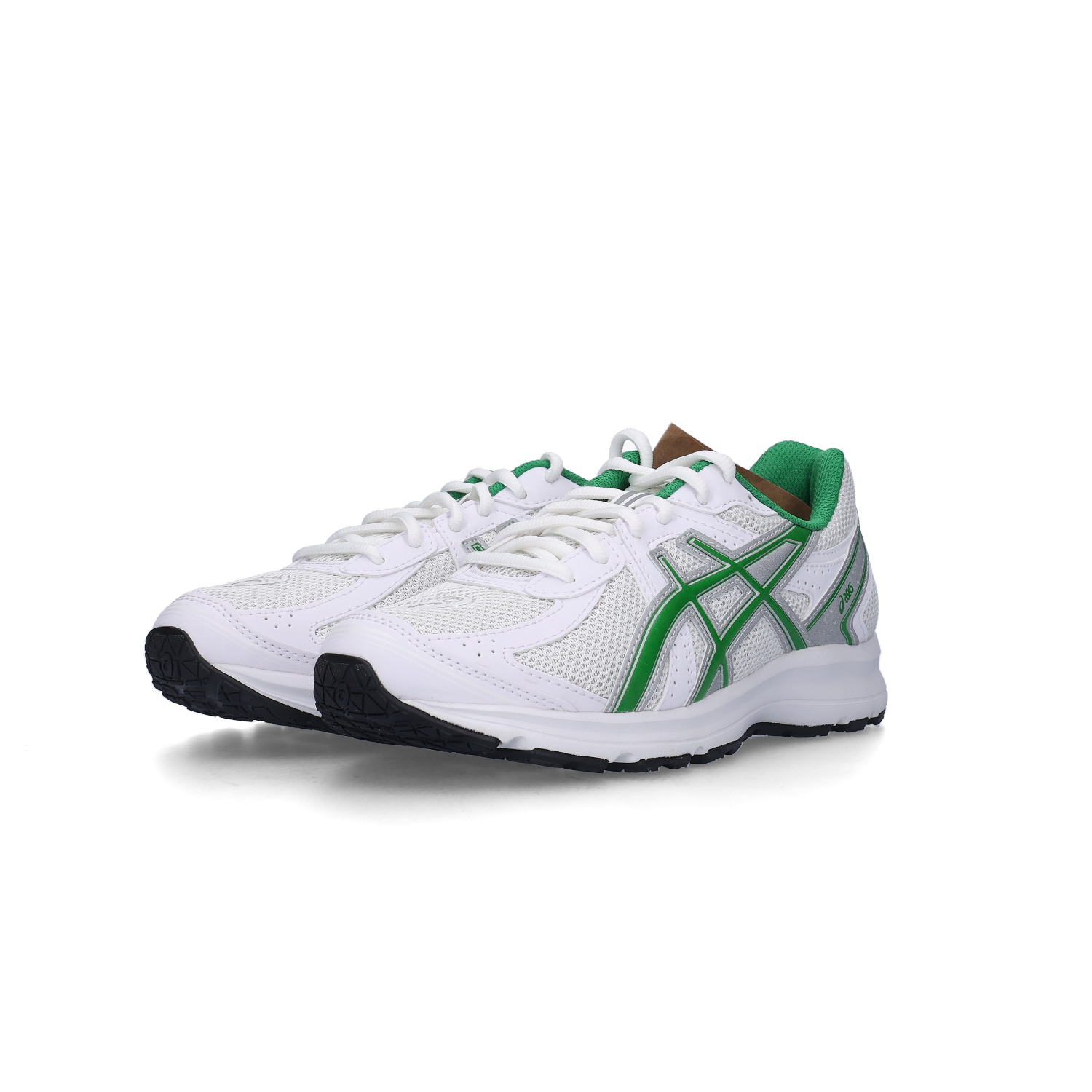 아식스 조그 100 S 화이트 그린 - 2E 와이드(Asics Jog 100 S White Green - 2E Wide)