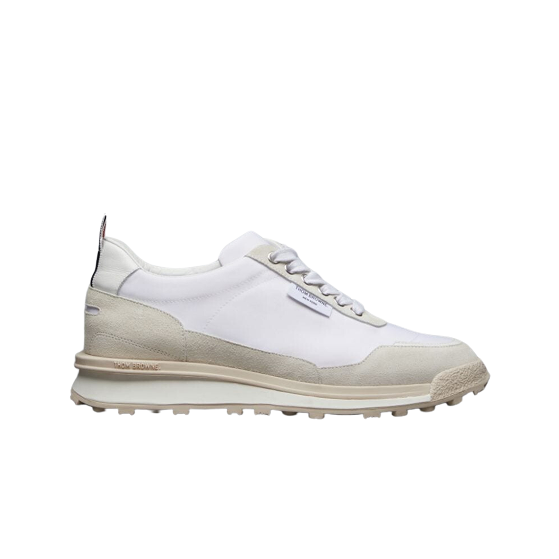 FFD133A-F0488-107 (W) Thom Browne Eco Nylon Alumni Trainer Seasonal Multicolor