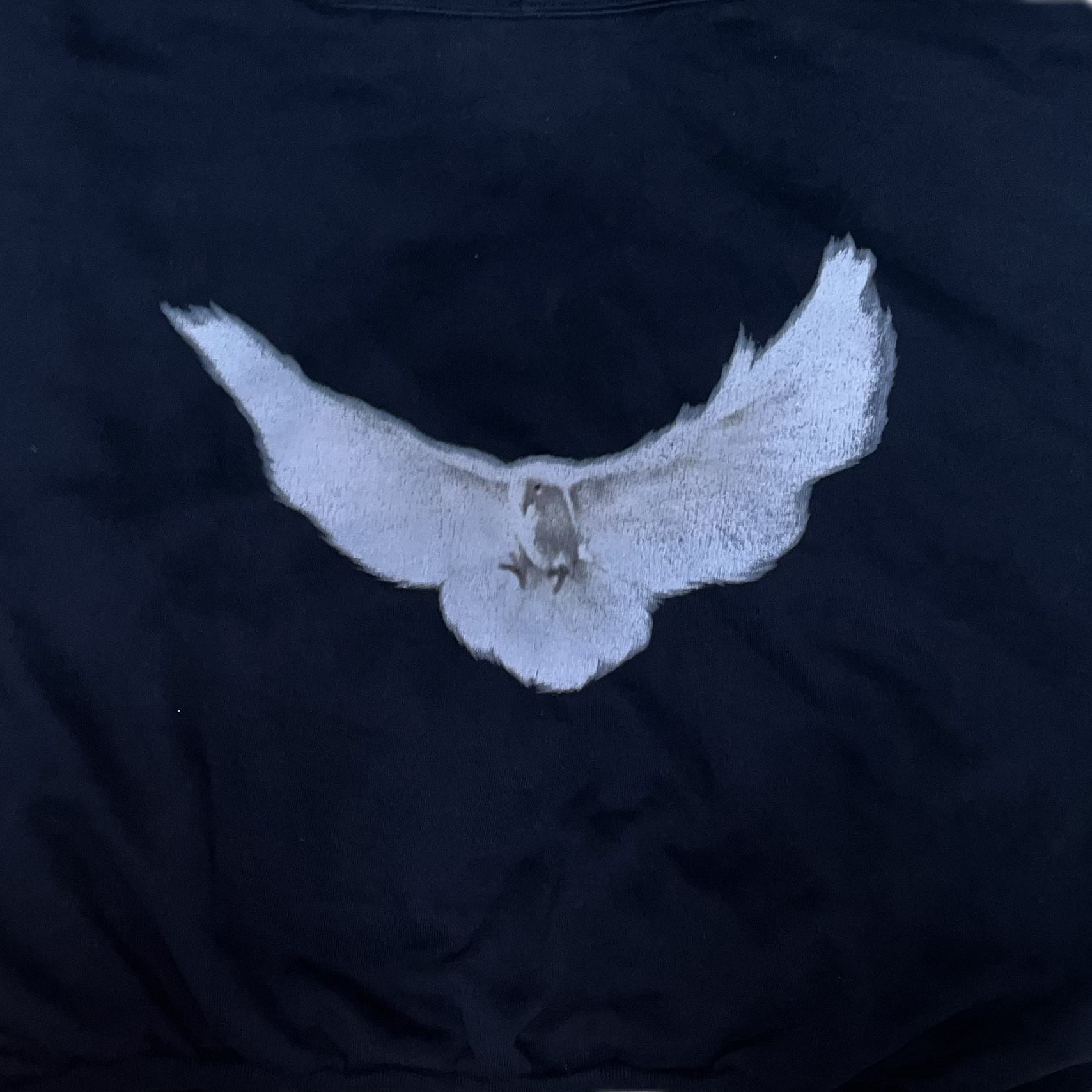 Yeezy Gap Engineered By Balenciaga Dove Hoodie Washed Black 착용 스타일 - 1