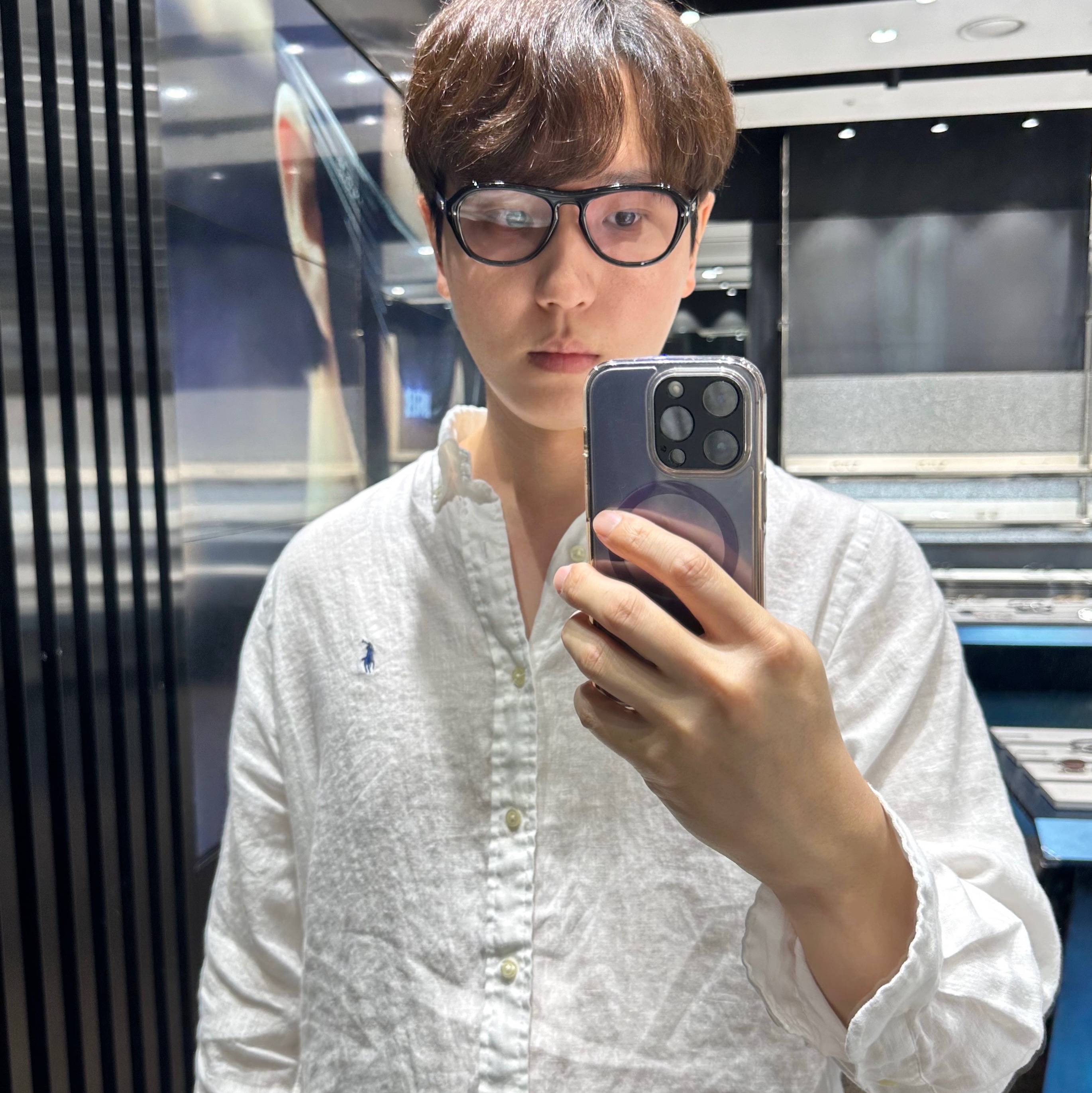 Gentle Monster Oaa 01(V) Black, [30% 적립] Polo Ralph Lauren Classic Fit Garment Dyed Oxford Shirt White 착용 스타일