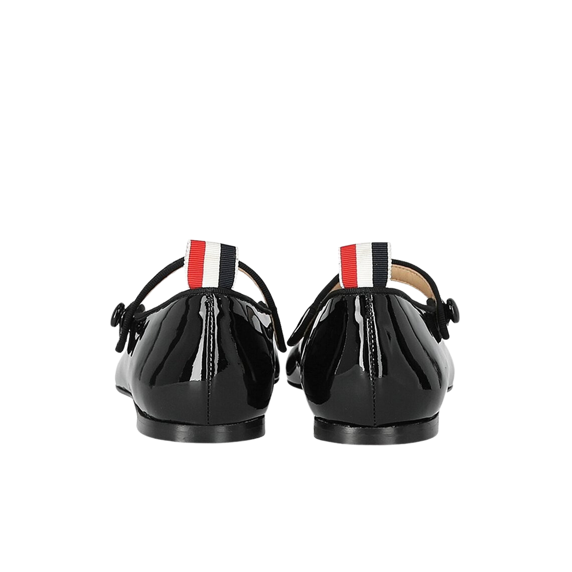 (W) 톰브라운 포인티드 존 발레리노 플랫 블랙((W) Thom Browne Pointed John Ballerina Flats Black) - 3