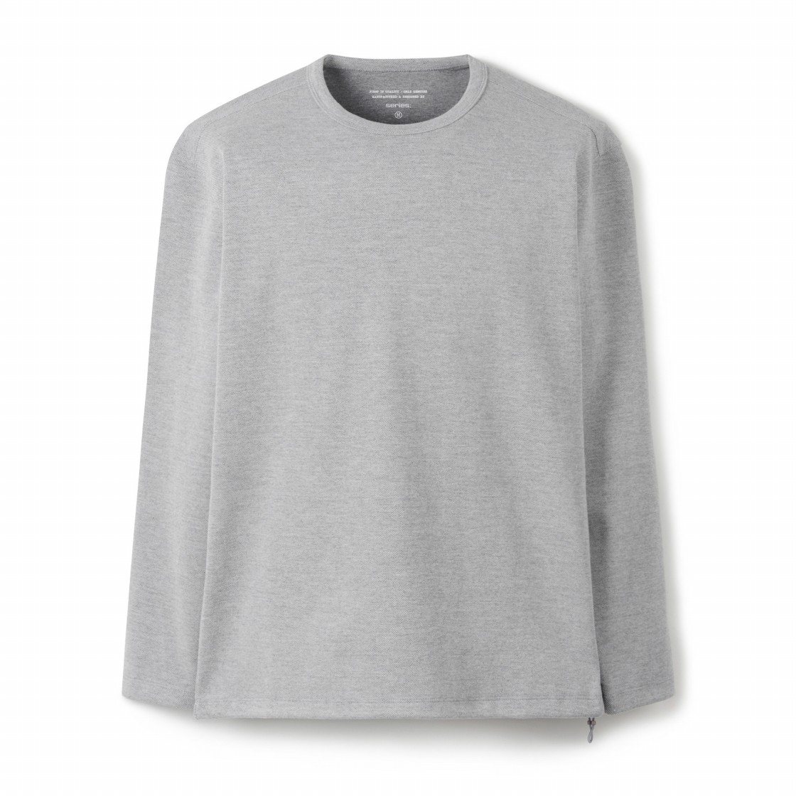 시리즈 투톤 조직 긴팔티 그레이(SERIES Two Tone Tissue Long Sleeve T Shirt Gray) - 2