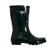 (W) Rockfishweatherwear Original Gloss Short Rain Boots Black