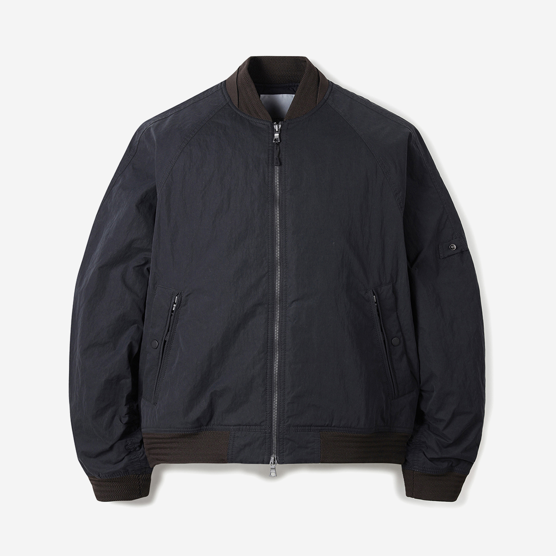 시리즈 면혼방 워싱 MA 1 블랙(SERIES Cotton Blend Washing Ma 1 Black)