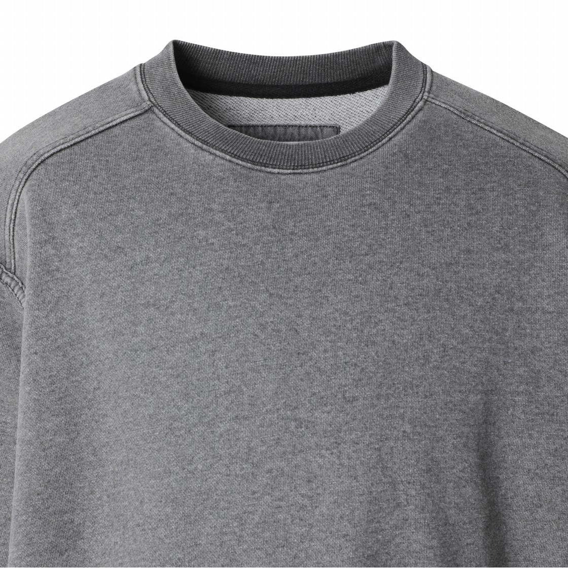 시리즈 블랙 데님 스웻셔츠 블랙(SERIES Black Denim Sweat Shirt Black) - 4