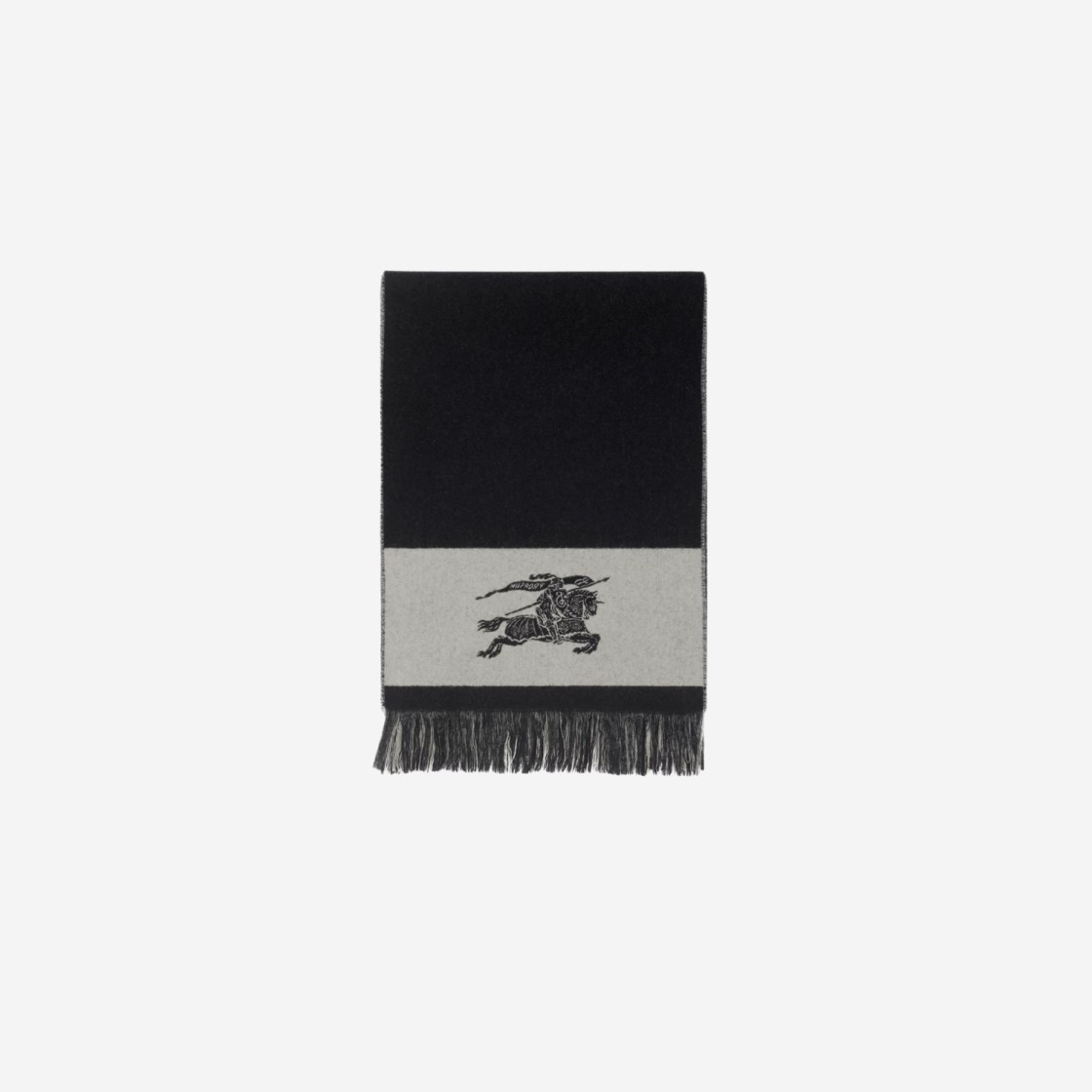 Burberry EKD Logo Wool Scarf Plaster 상세 이미지 1