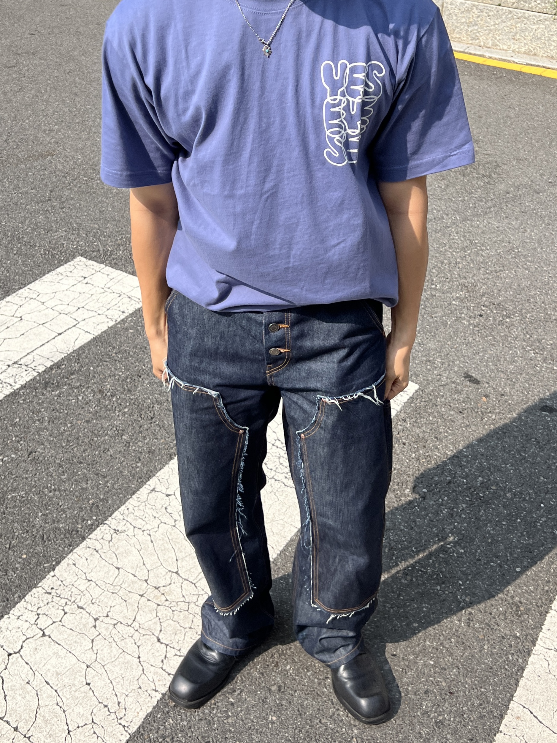 Dr. Martens 1461 Smooth Black 착용 스타일 - 2