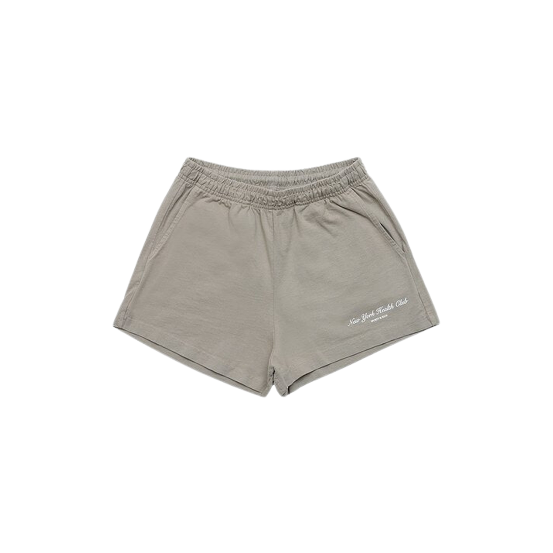 Sporty & Rich NY Health Club Disco Shorts Elephant White 상세 이미지 1