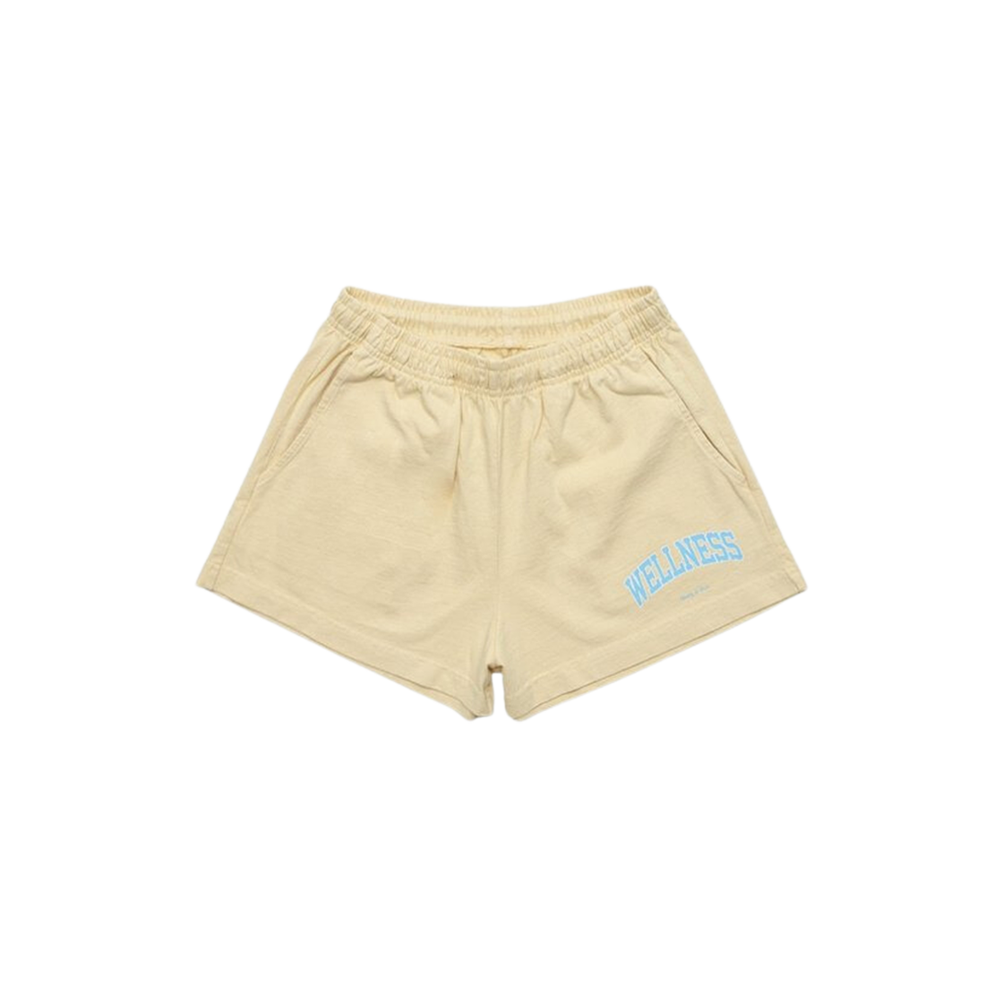 (W) Sporty & Rich Wellness Shorts Almond 상세 이미지 1