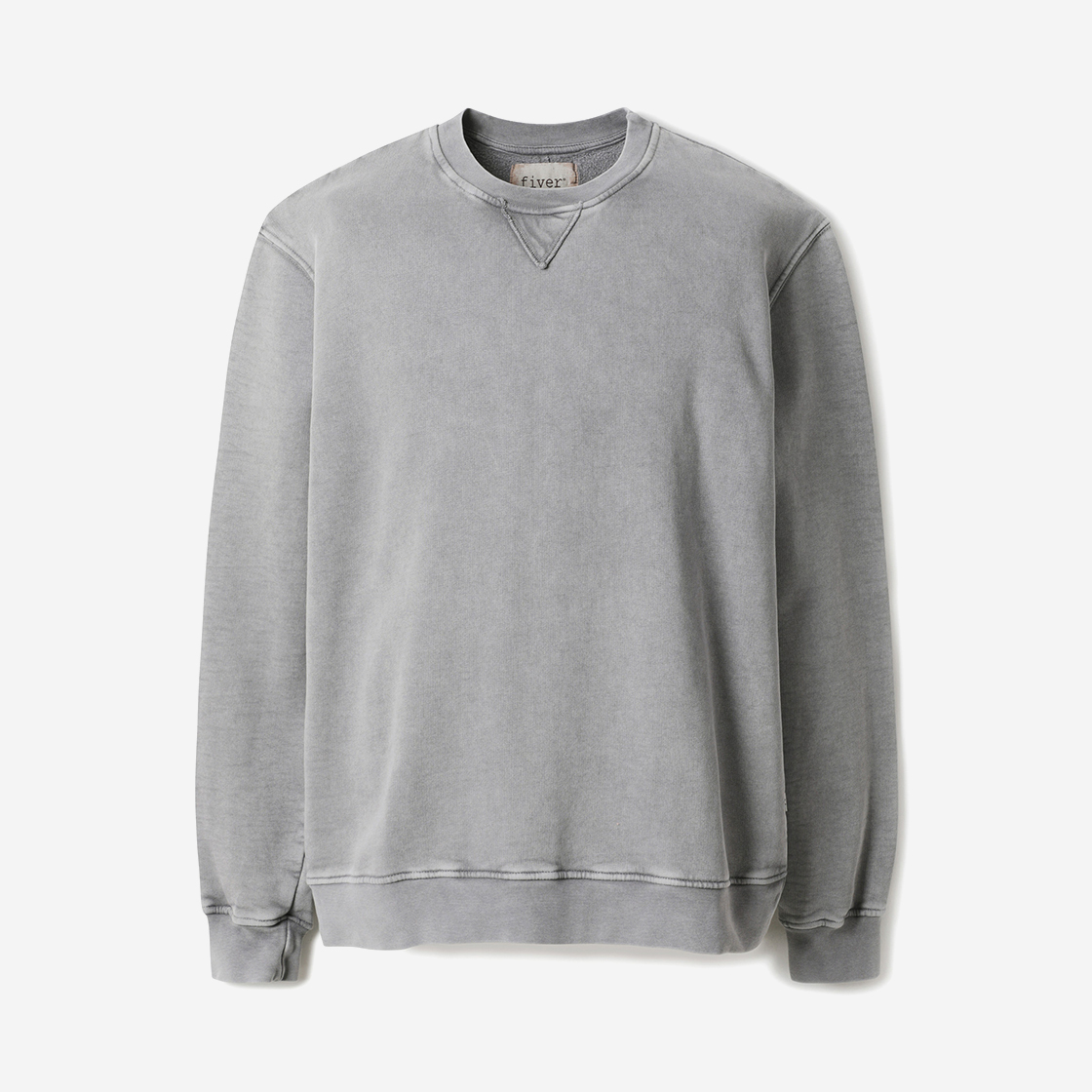 시리즈 스톤 워시 스웻셔츠 그레이(SERIES Stone Wash Sweat Shirt Gray) - 1