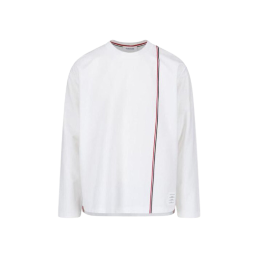 Thom Browne Jersey Oversized T-Shirt White