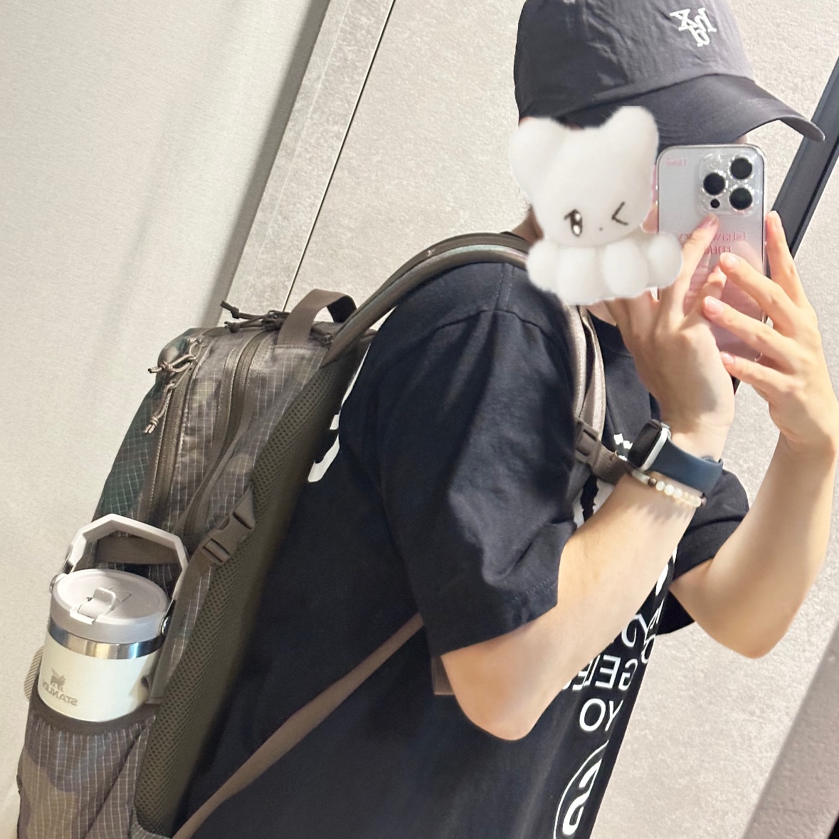 Supreme Backpack Woodland Camo - 24SS 착용 스타일