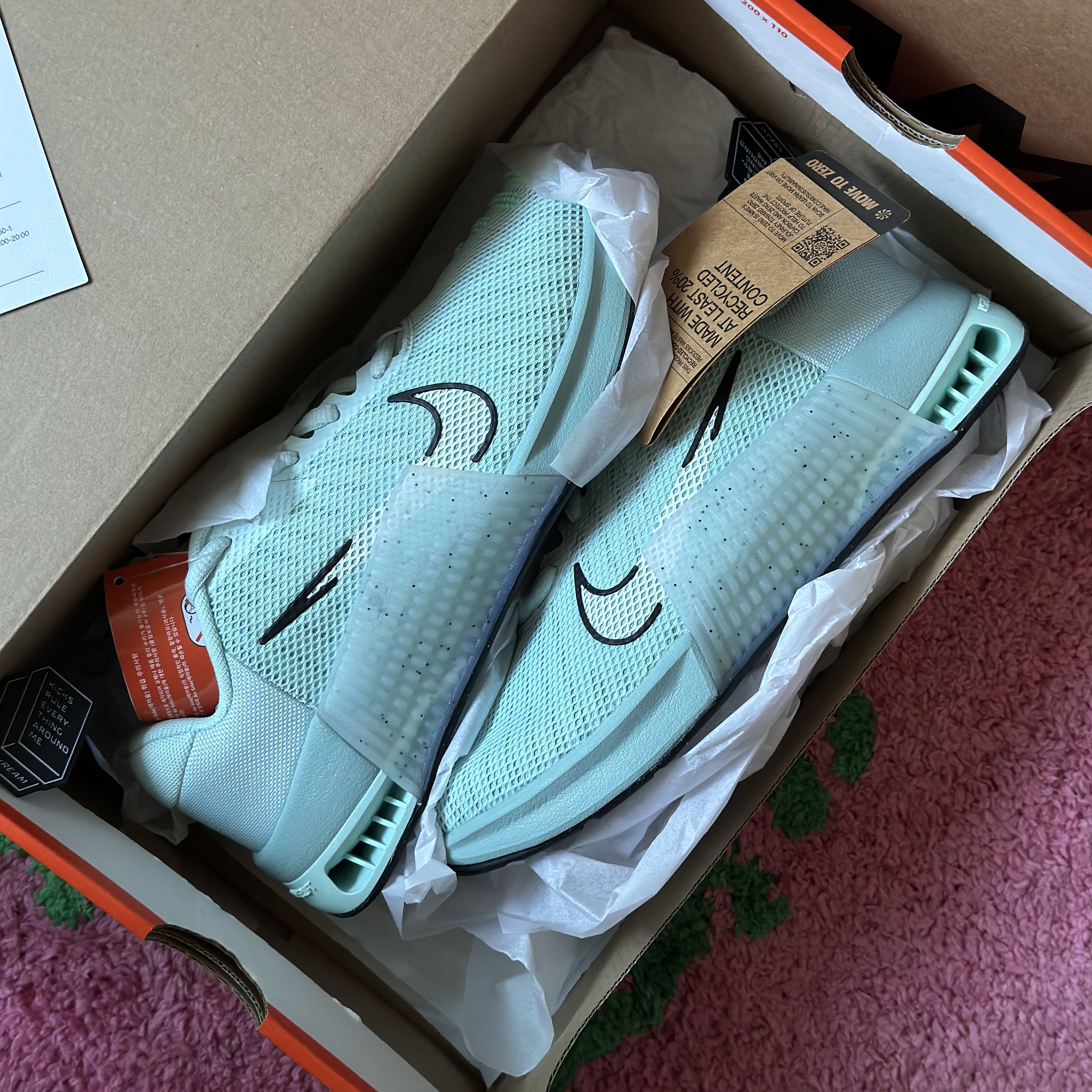 (W) Nike Metcon 9 Jade Ice Black 착용 스타일 - 1