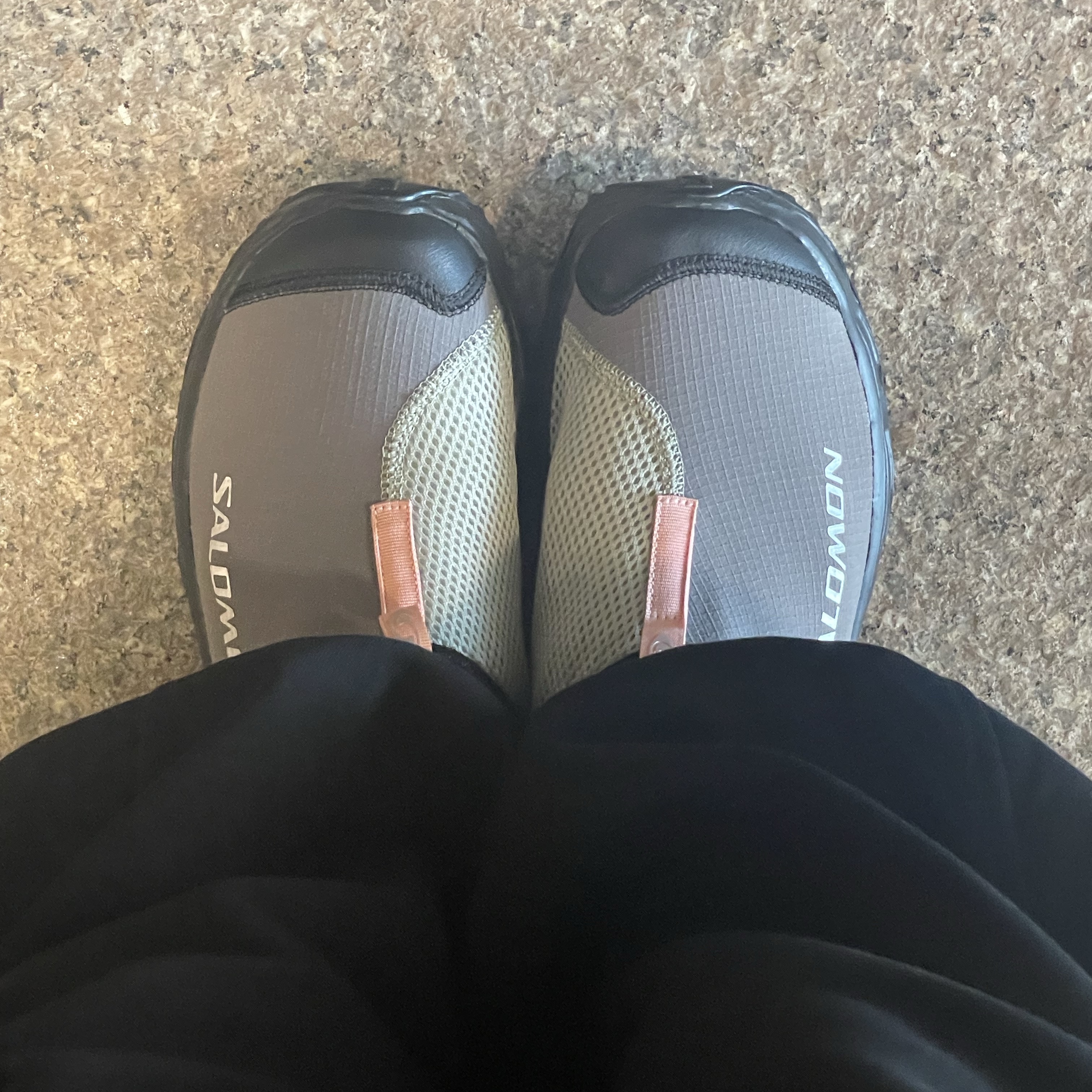 Salomon RX Slide 3.0 Pewter 착용 스타일