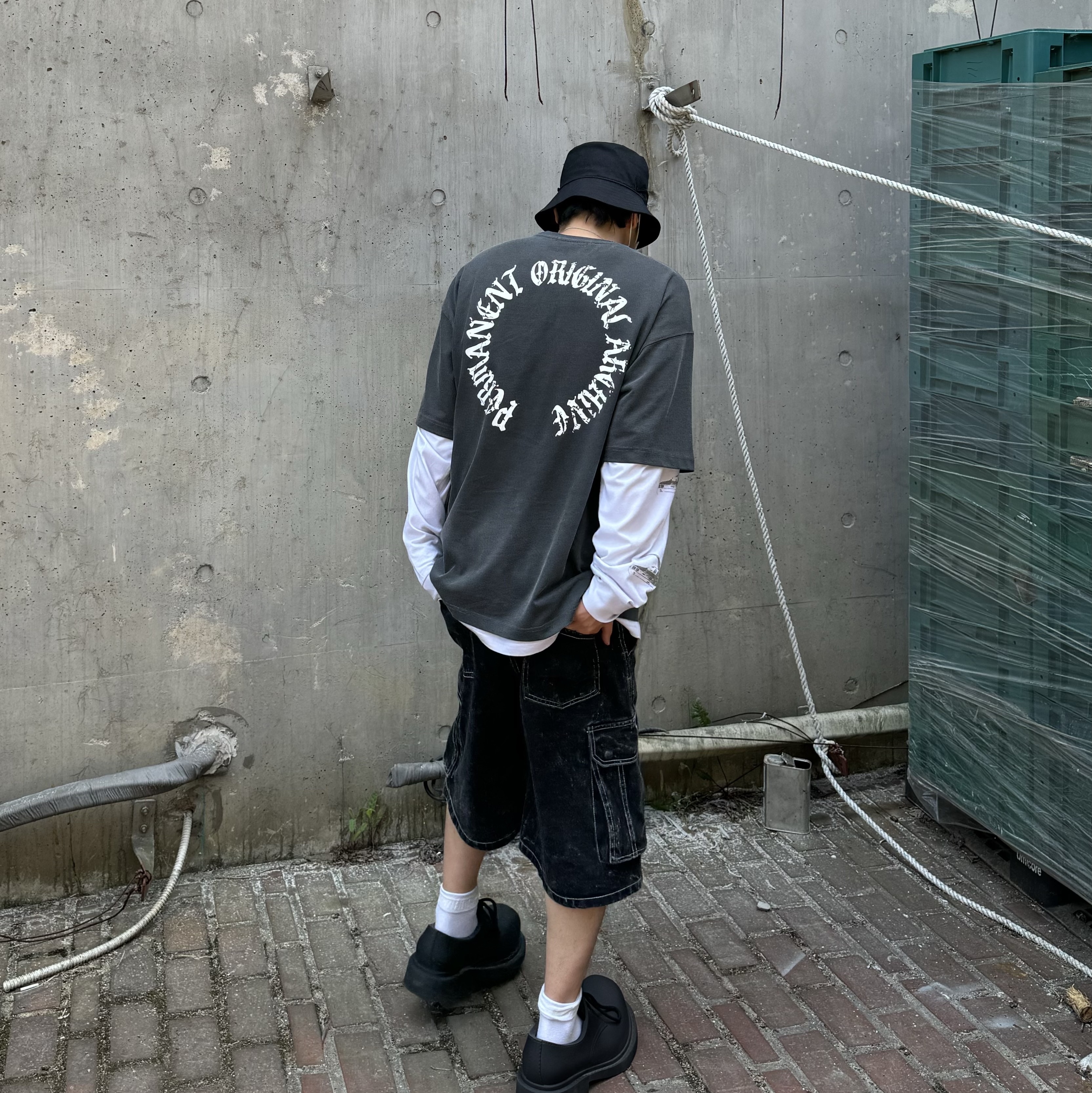Balenciaga Steroid Derby Black, Gucci Ghost Ring Silver 6mm 착용 스타일 - 2