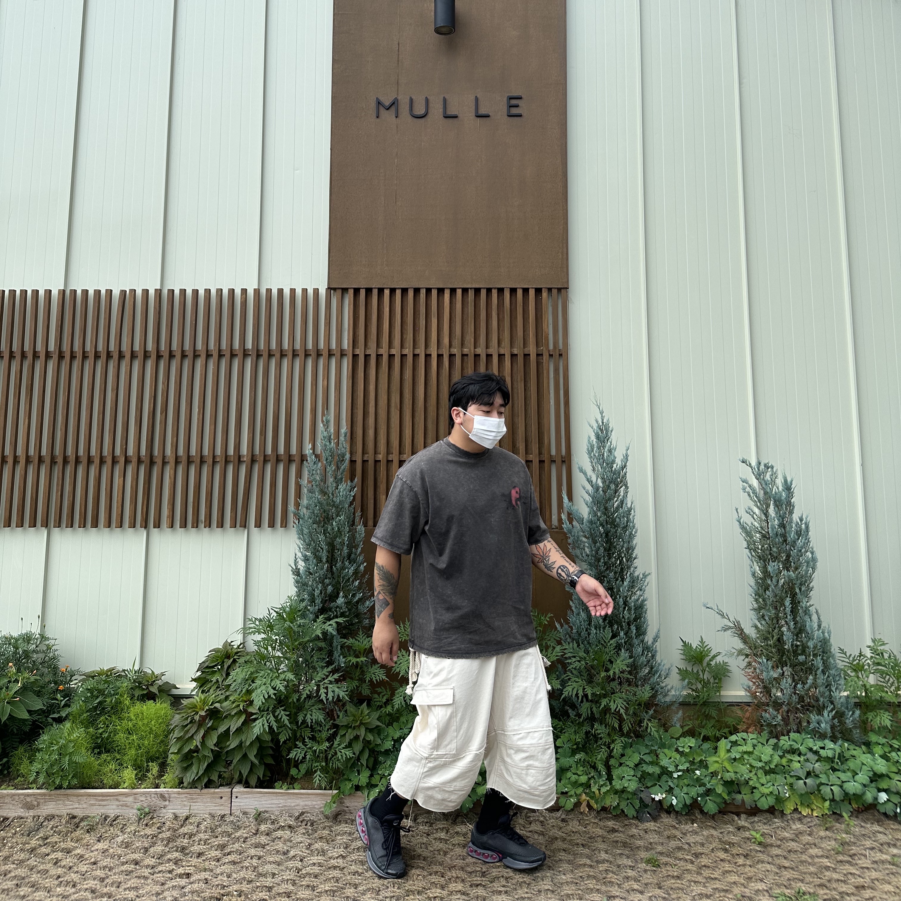 Awende Beheading Asaemon Washed T-Shirt, Nike Air Max Dn Black Light Crimson 착용 스타일