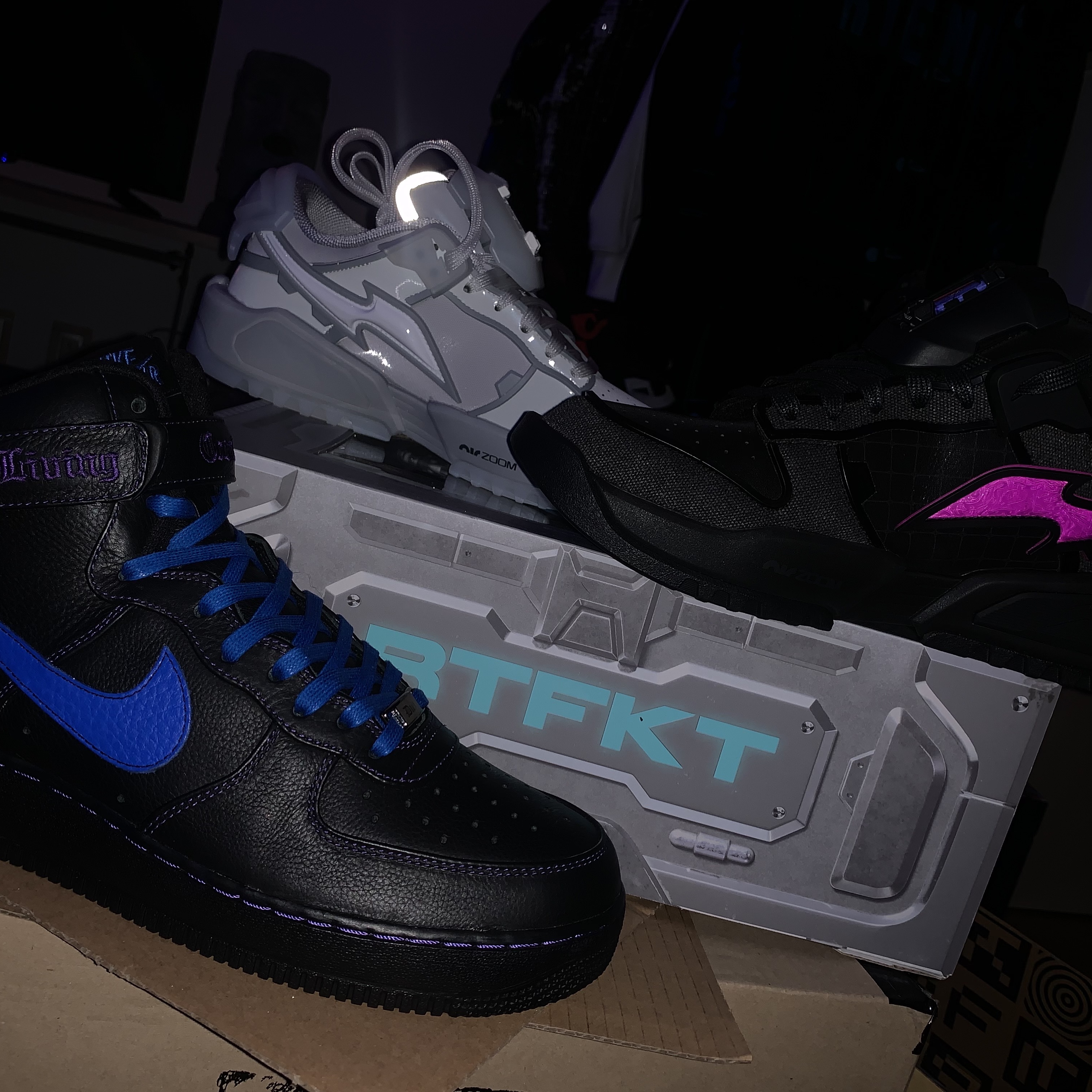 vlone air force 1 purple