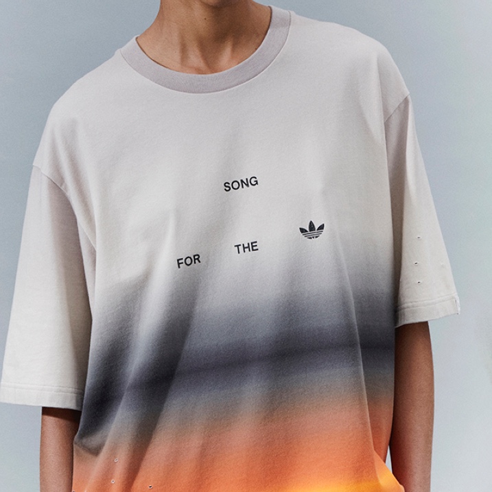Adidas x Song for the Mute S/S T-Shirt Grey - KR Sizing 착용 스타일 - 2