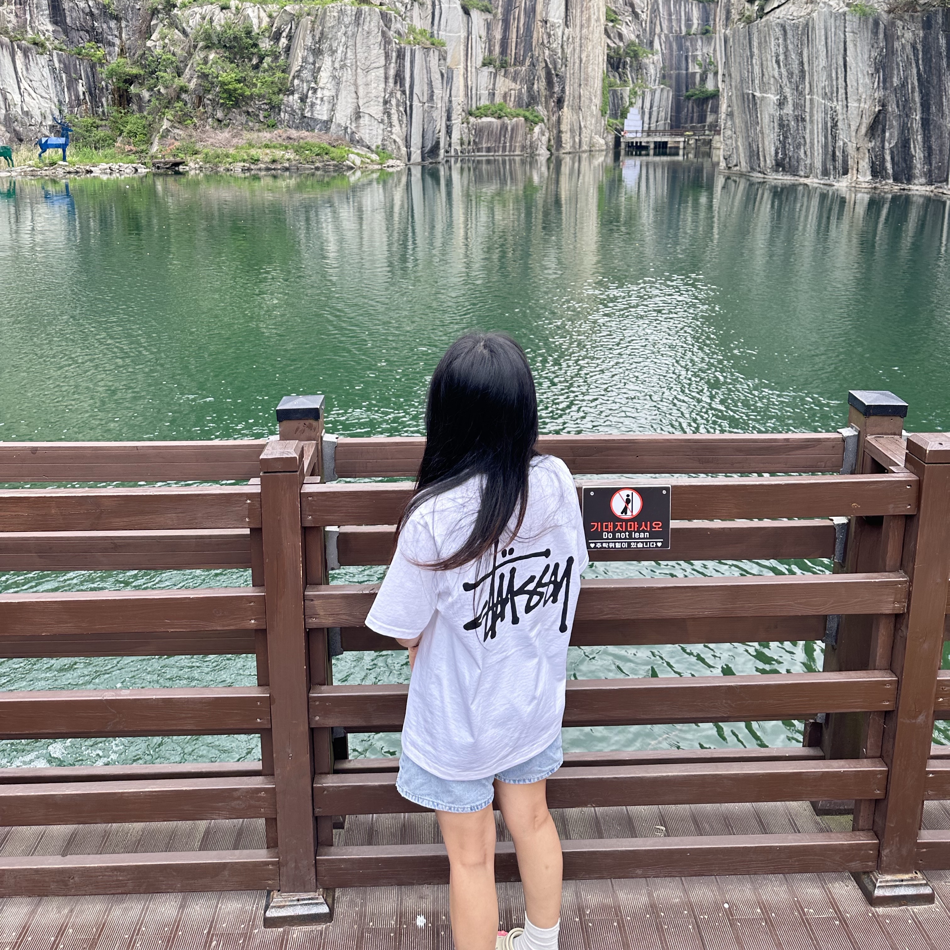 Stussy Basic Stussy T-Shirt White 2023 착용 스타일