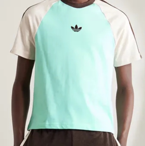 Adidas x Wales Bonner S/S T-Shirt Clear Mint - US Sizing 착용 스타일
