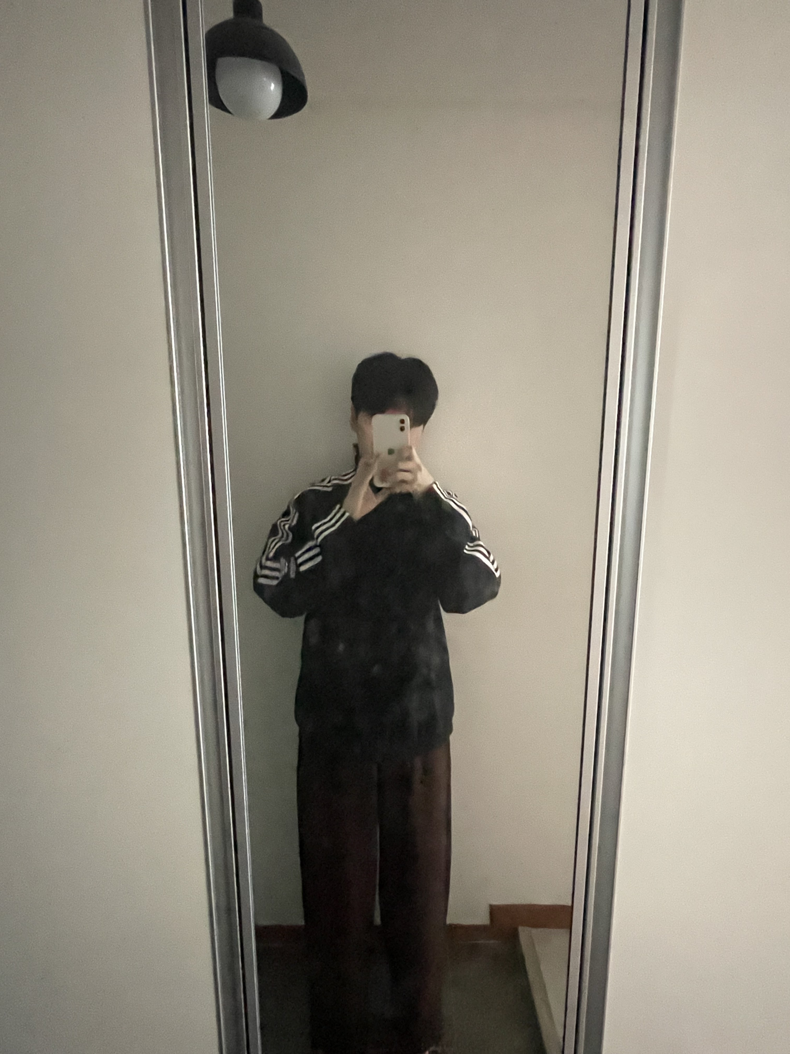 Adidas Lock Up Track Top Black - KR Sizing 착용 스타일