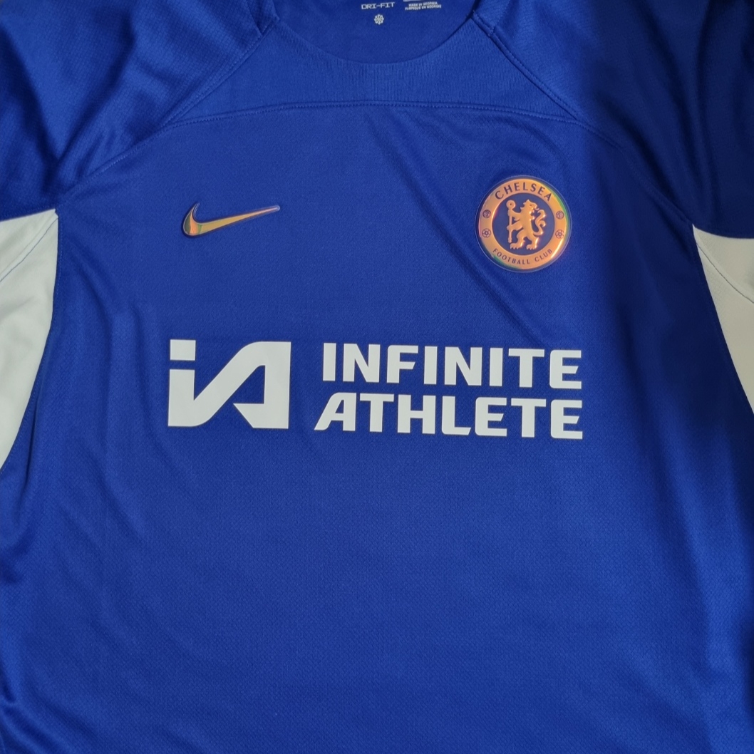 Nike Chelsea FC 2023/24 Stadium Home Dri-Fit Jersey Rush Blue (Non Marking & Non Sponser Ver.) 착용 스타일 - 1