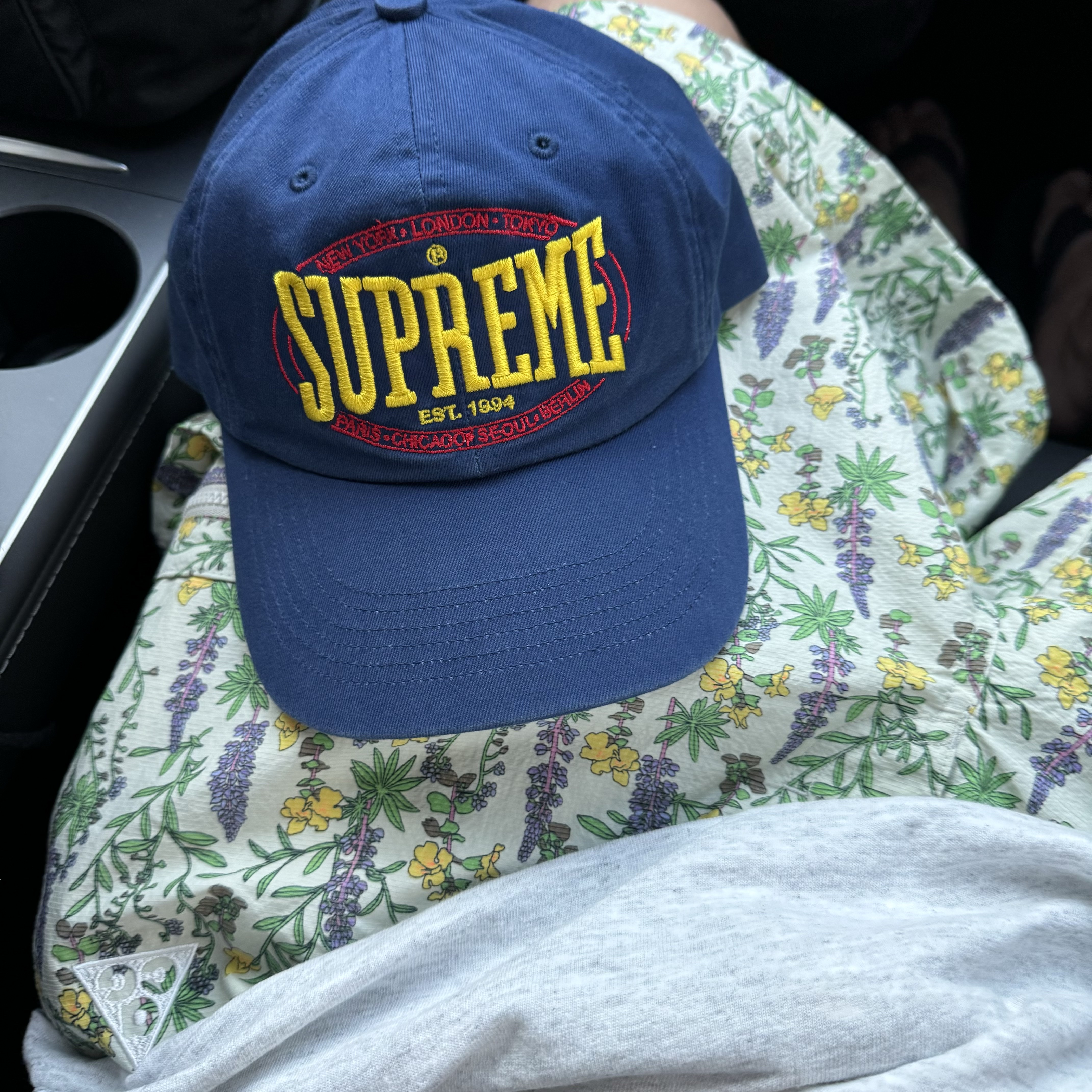 Supreme Plaid Flannel Shirt Black - 24SS, Supreme Baggy Denim Short Black - 24SS 착용 스타일 - 7