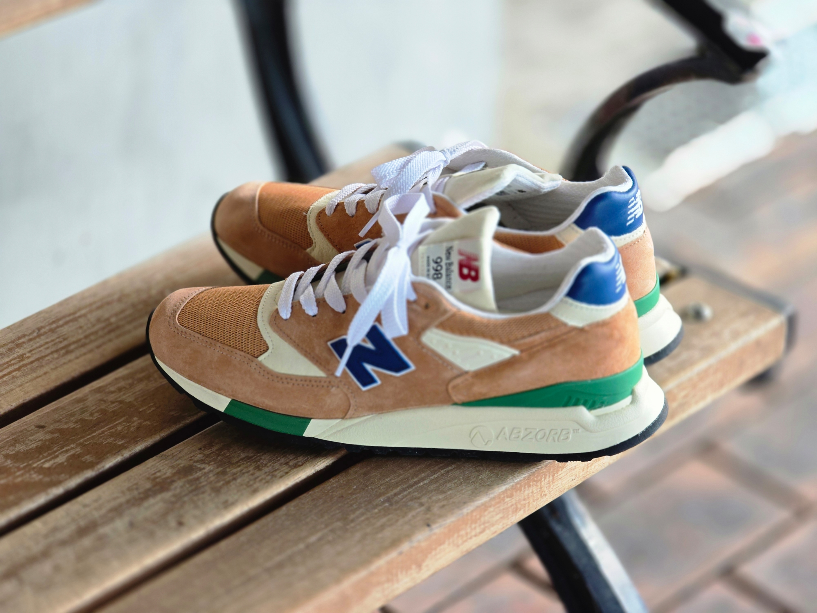 New Balance 998 Made in USA Sepia 착용 스타일