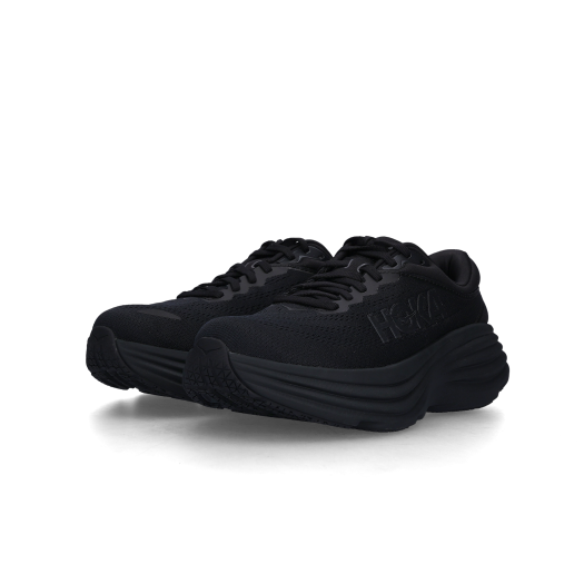 (W) Hoka Bondi 8 Black - Wide