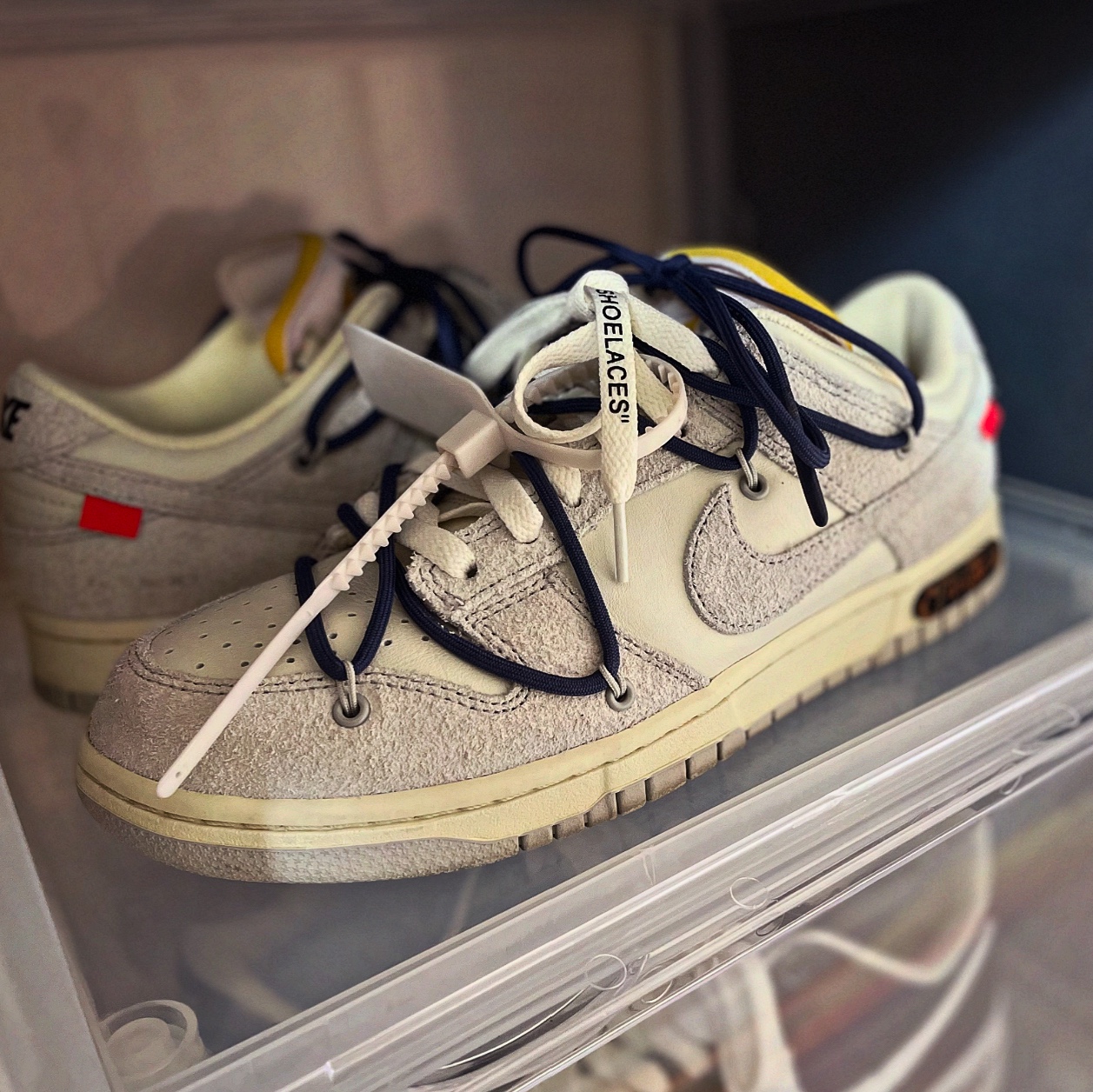 Nike x Off-White Dunk Low The 50 - Lot 18 착용 스타일