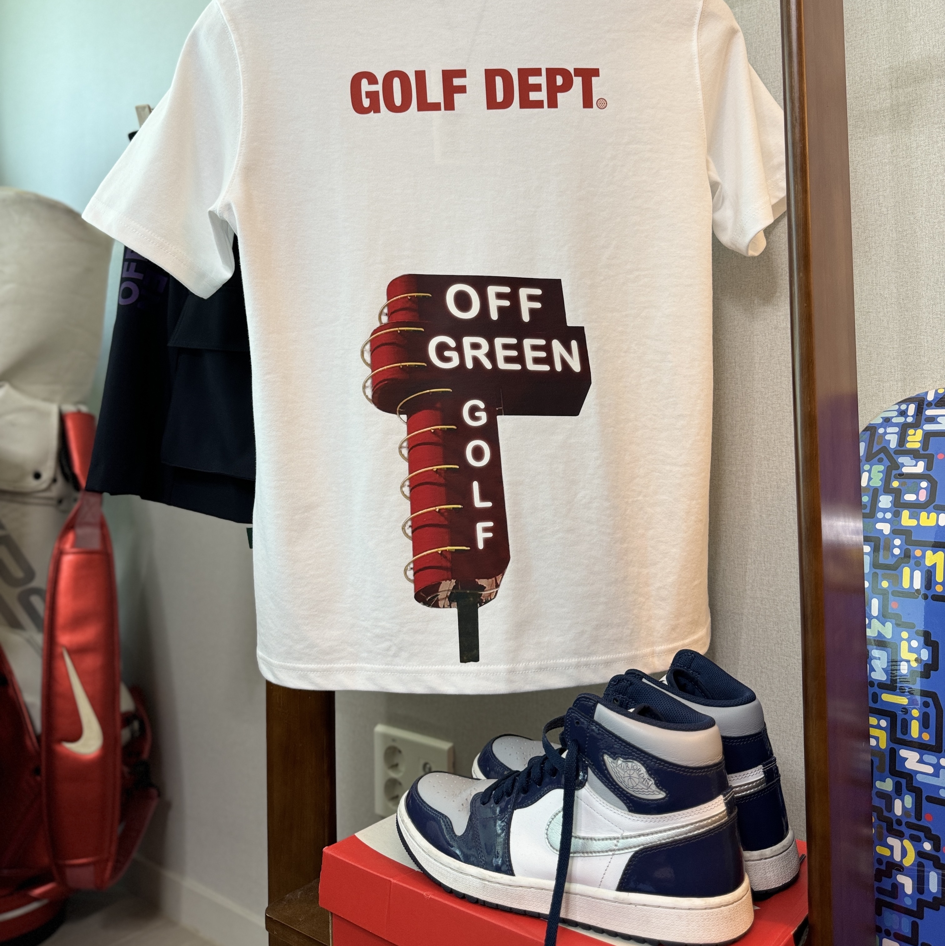Jordan 1 High Golf Midnight Navy 착용 스타일