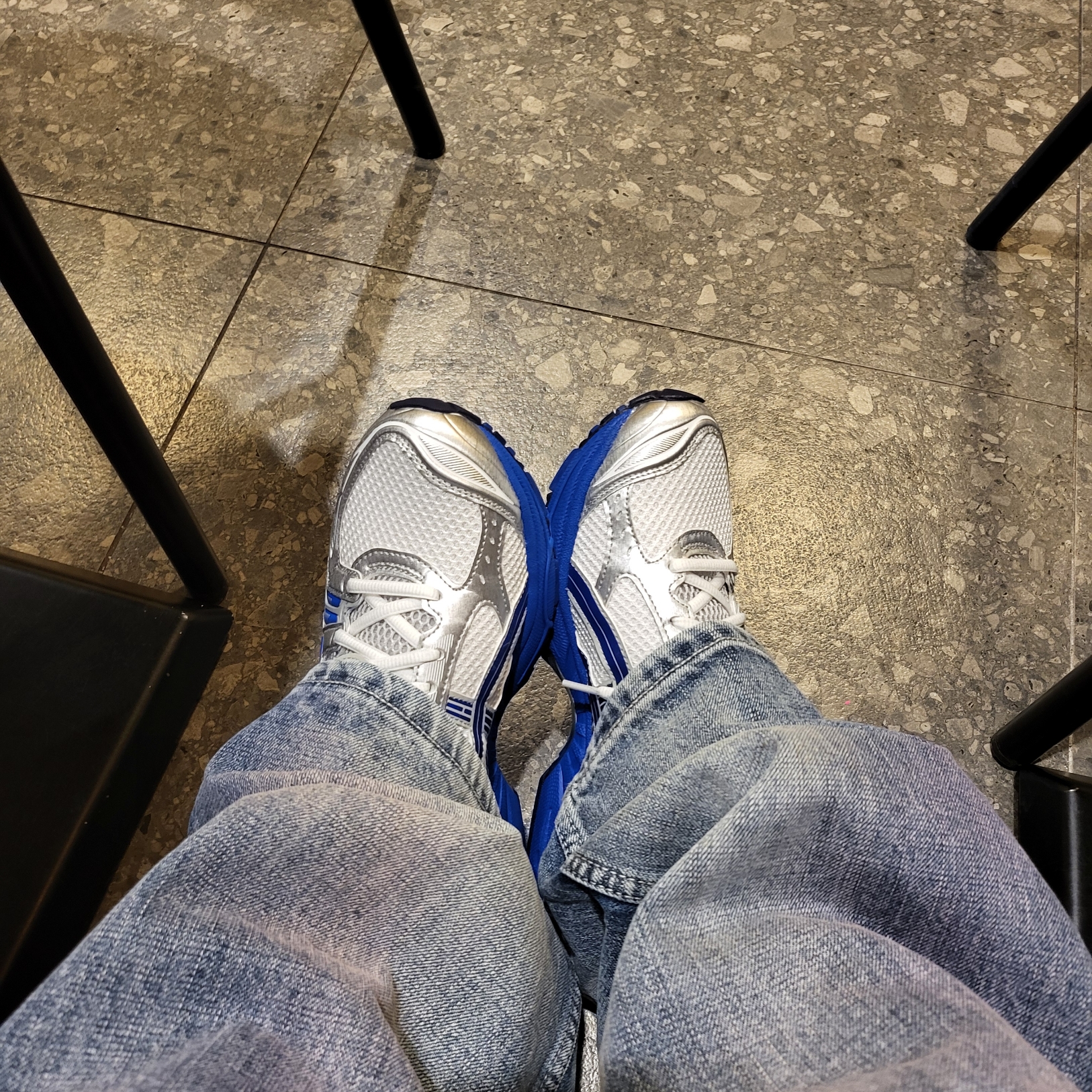 Asics x The Museum Visitor Gel-Kayano 14 Polar Shade Illusion Blue 착용 스타일