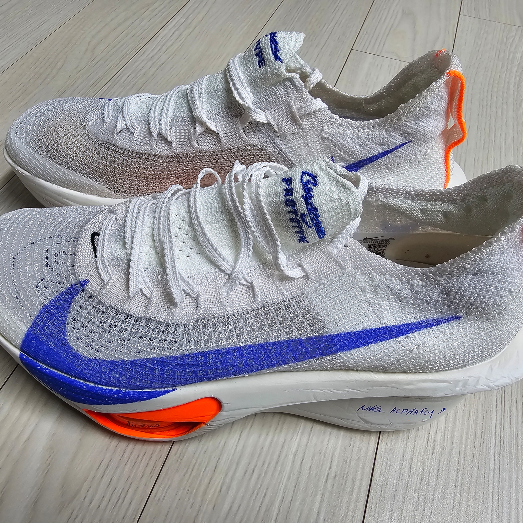 Nike Air Zoom Alphafly Next% 3 Blueprint 착용 스타일