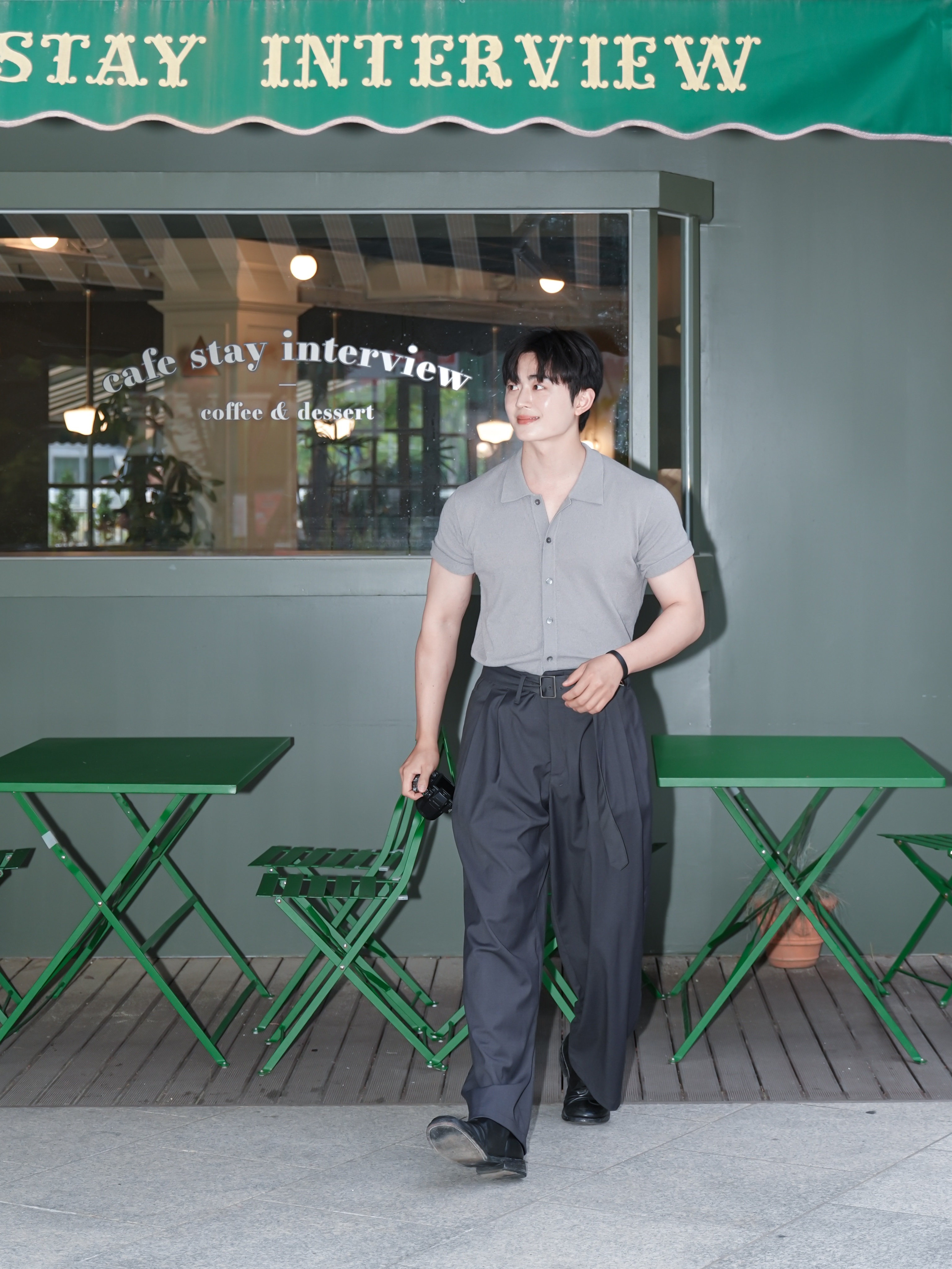 Kinchi Grainy - 547 (a) Vibram Black 착용 스타일 - 3