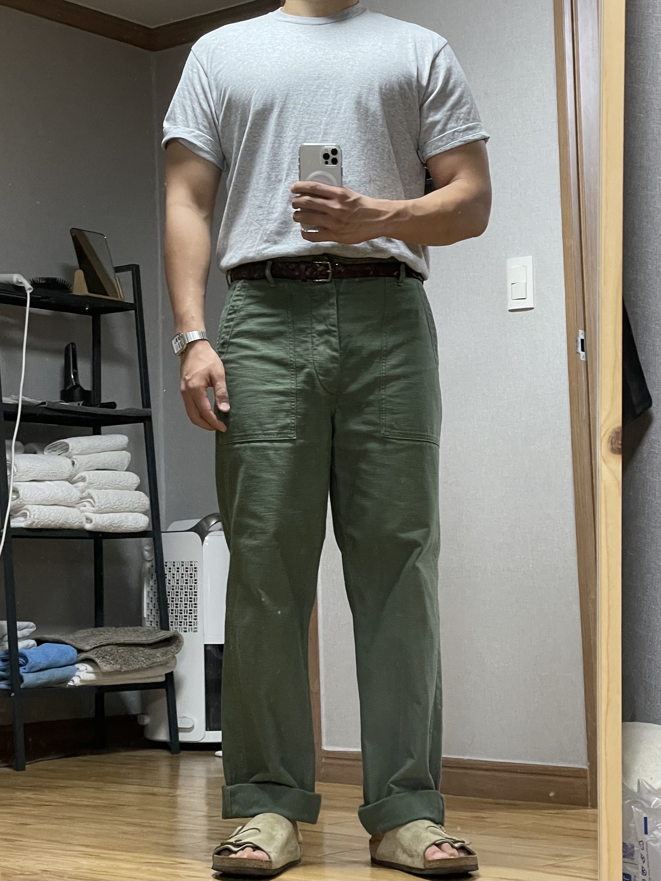 Birkenstock Zurich Soft Footbed Taupe- Regular 착용 스타일