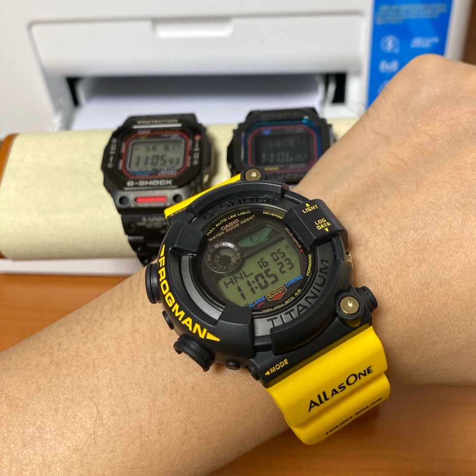 Casio G-Shock x I.C.E.R.C Frogman GW-8200K-9 착용 스타일 - 2